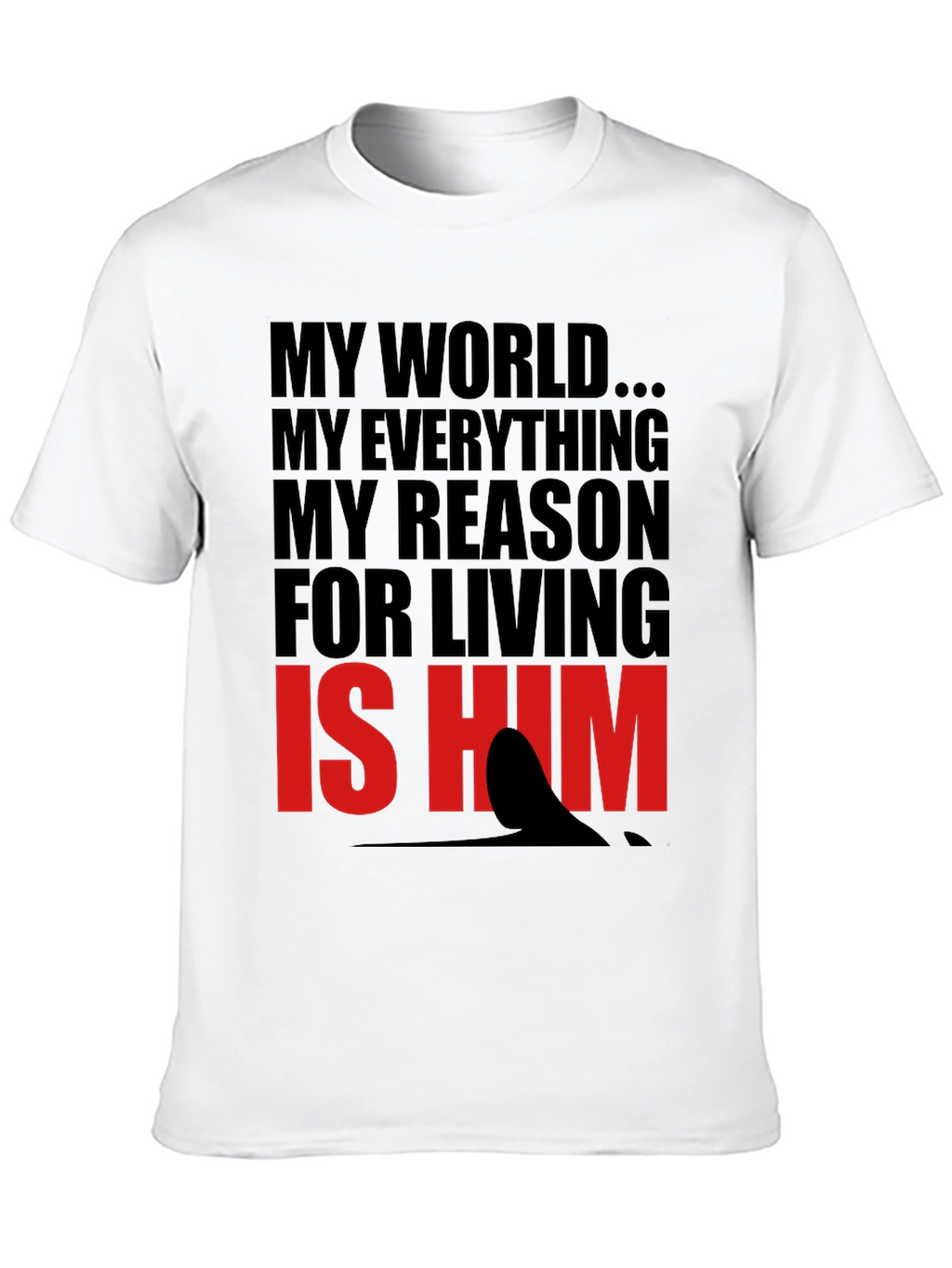 My World Is Him Graphic Tee