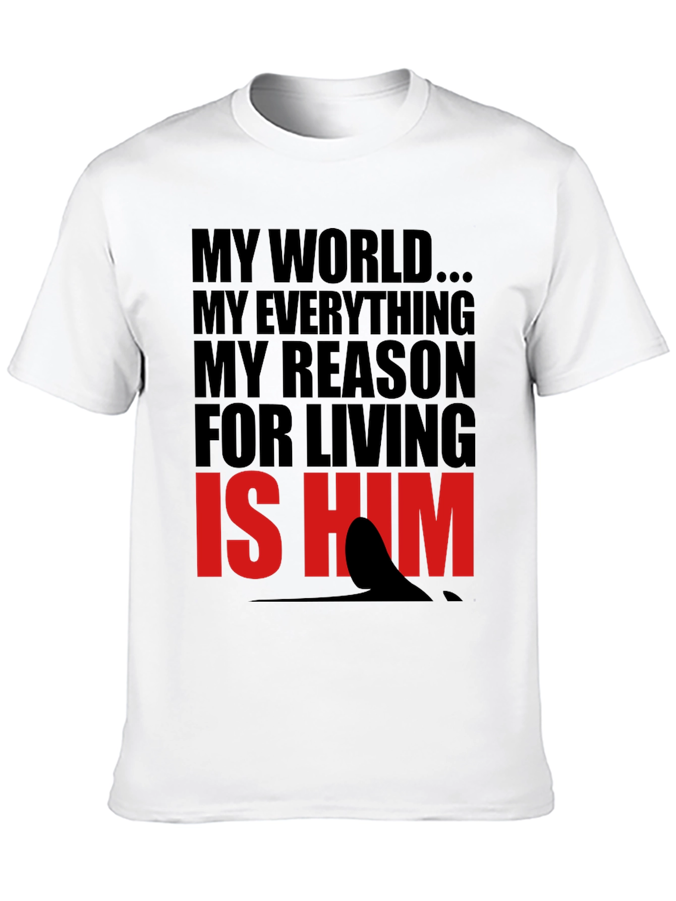 My World Is Him Graphic Tee