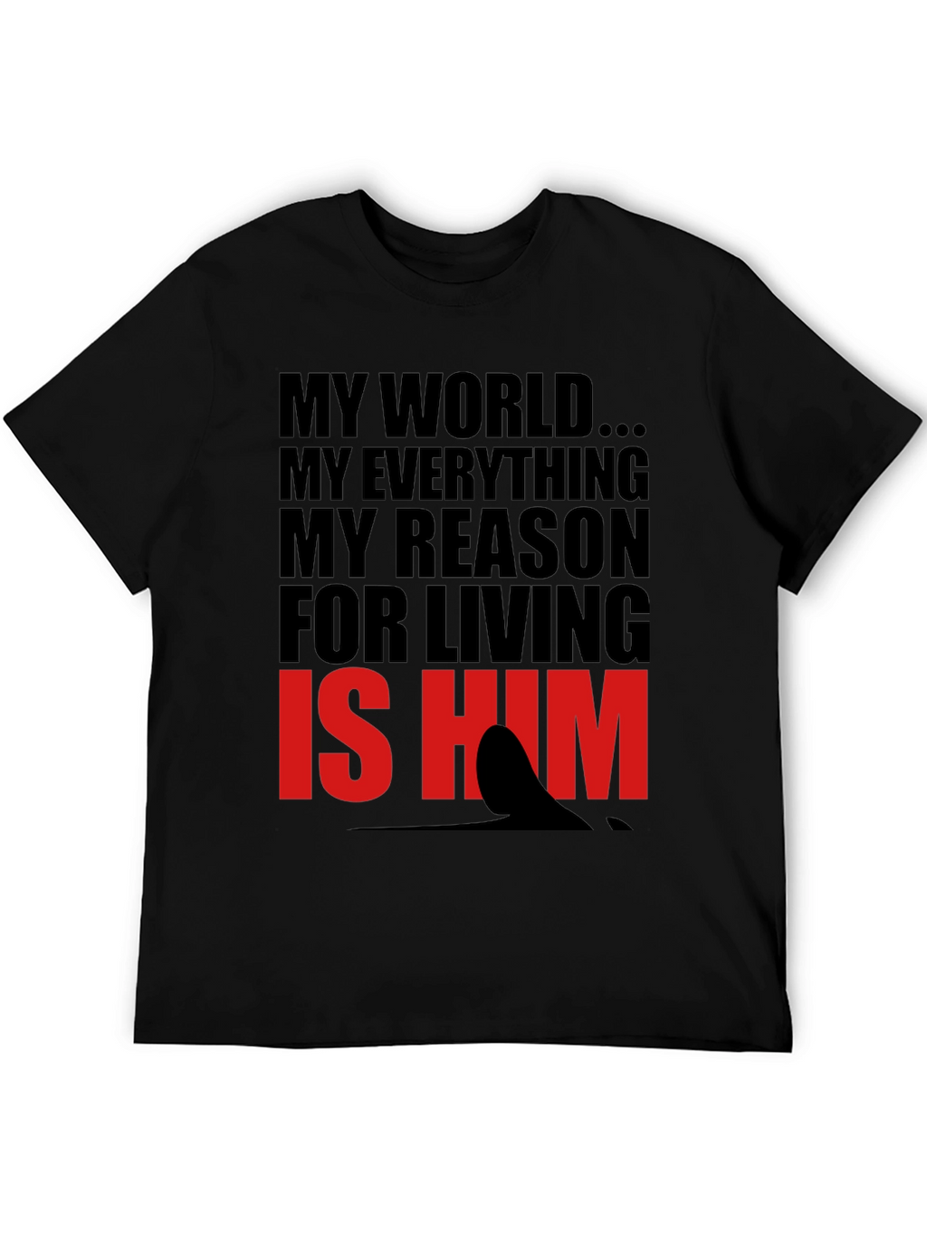 My World Is Him Graphic Tee