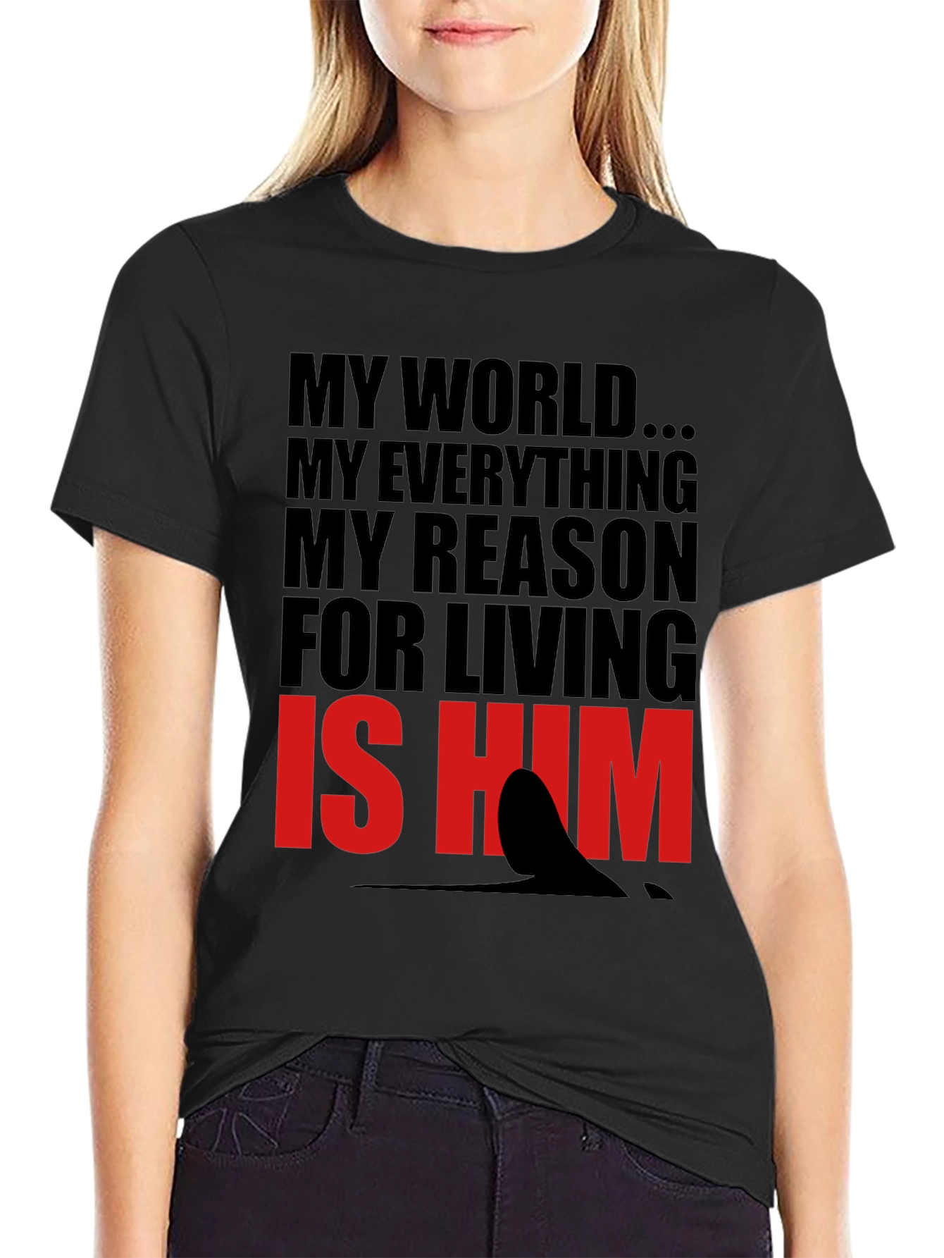 My World Is Him Graphic Tee