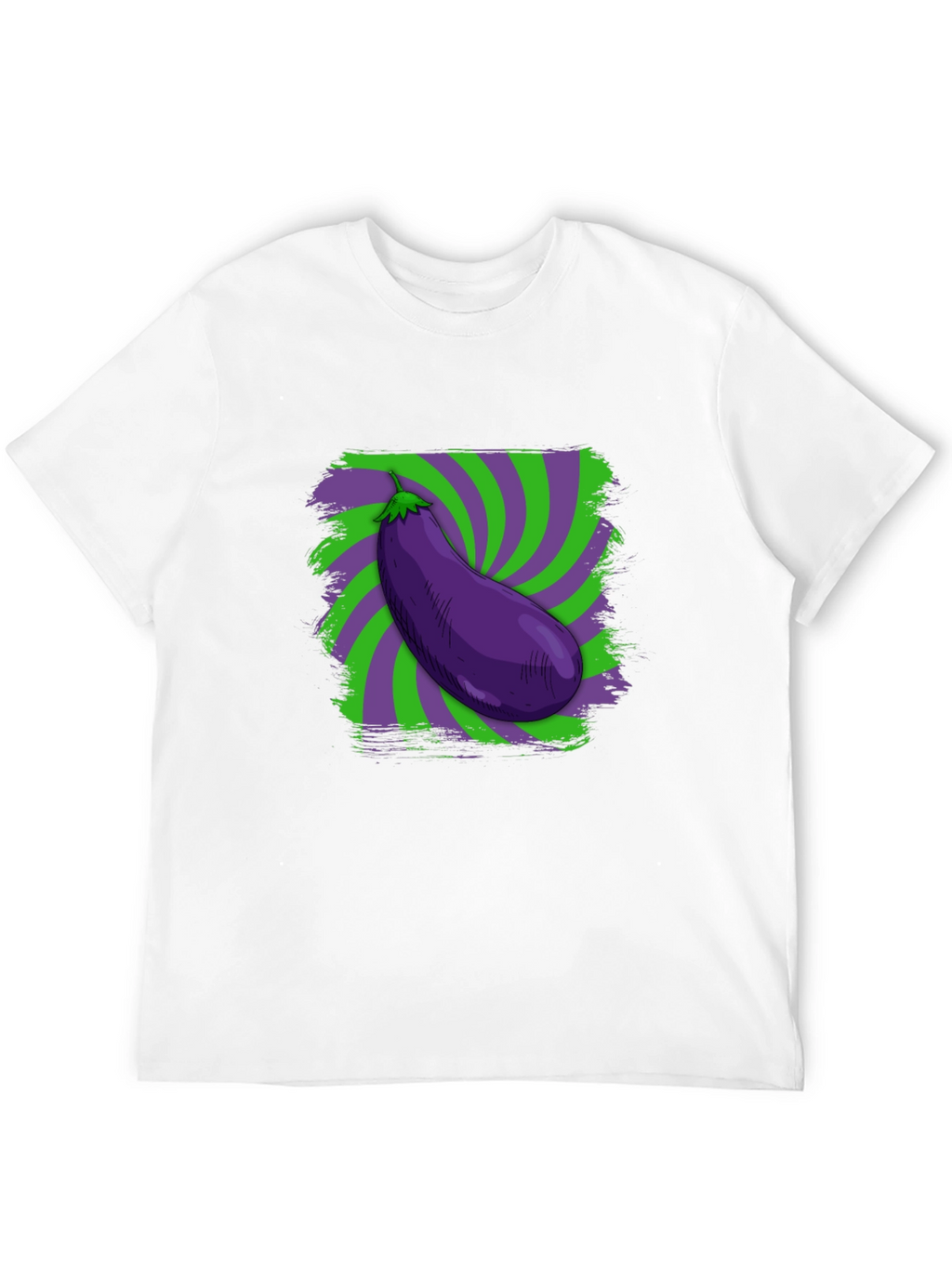Eggplant Swirl Graphic Tee