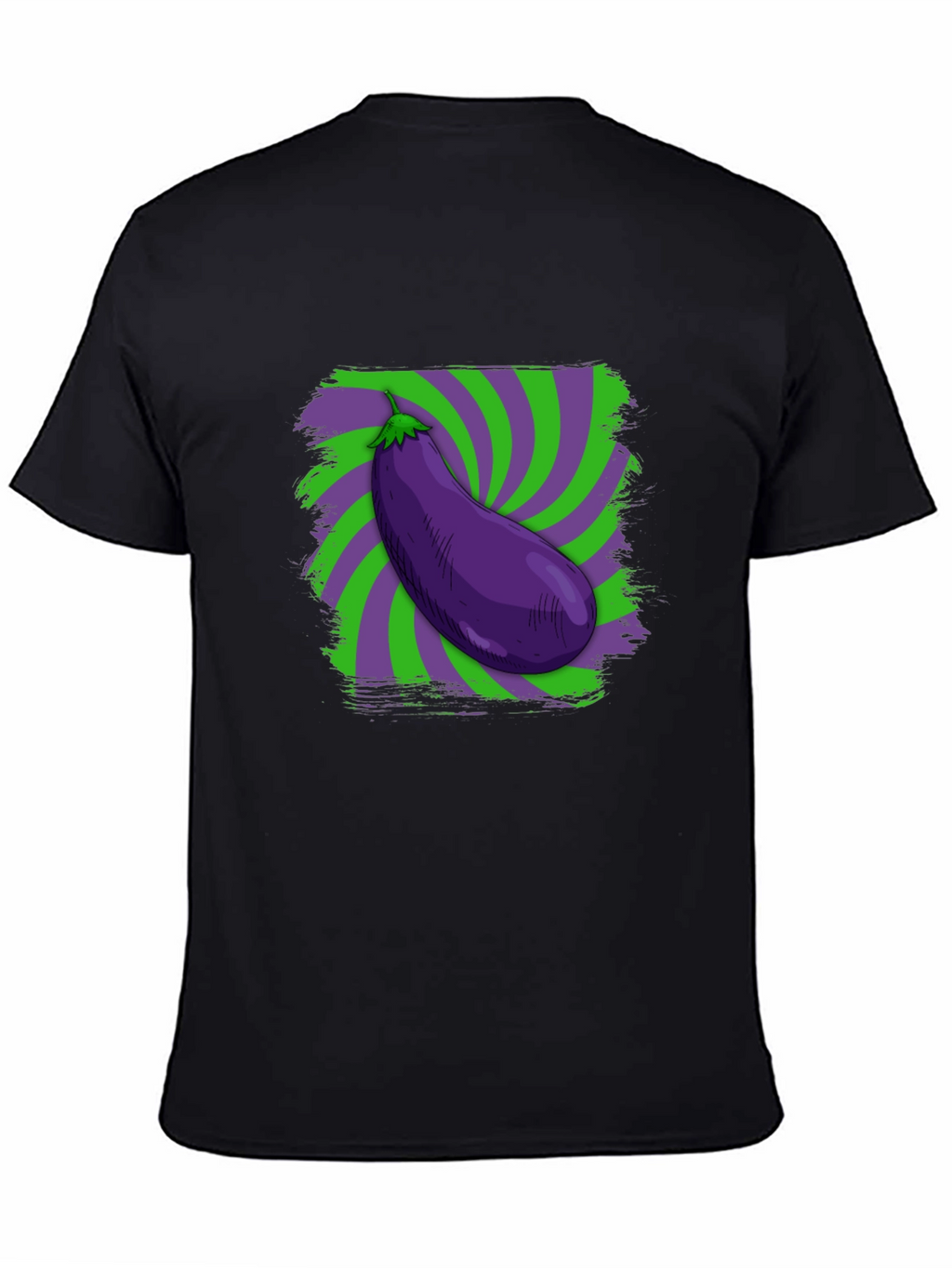 Eggplant Swirl Graphic Tee