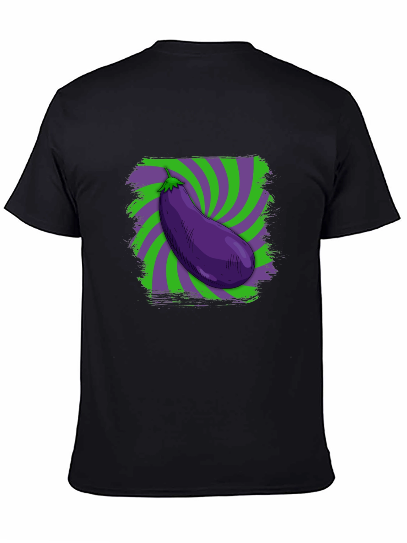 Eggplant Swirl Graphic Tee