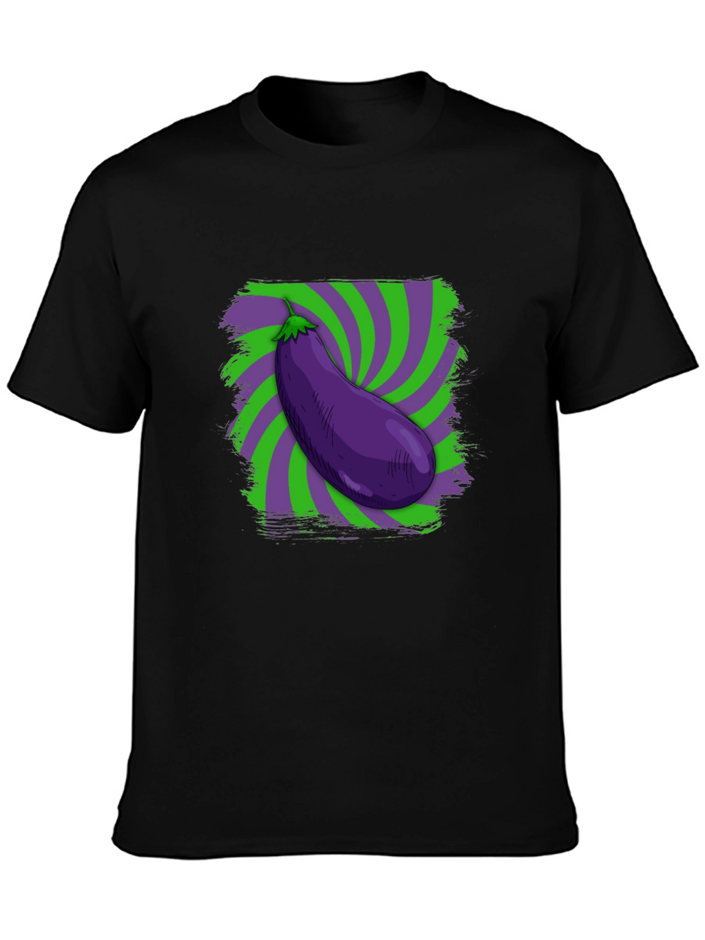 Eggplant Swirl Graphic Tee