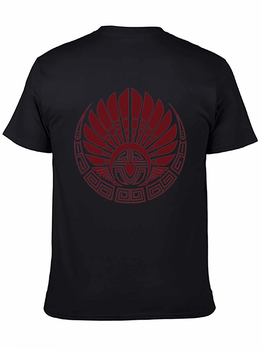 Graphic Tee - Tribal Red Feather Design