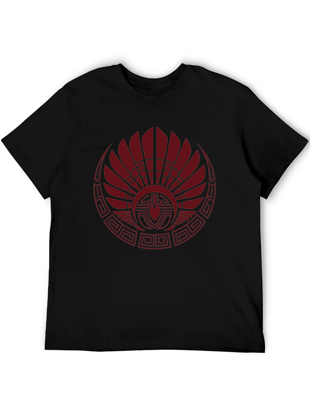 Graphic Tee - Tribal Red Feather Design