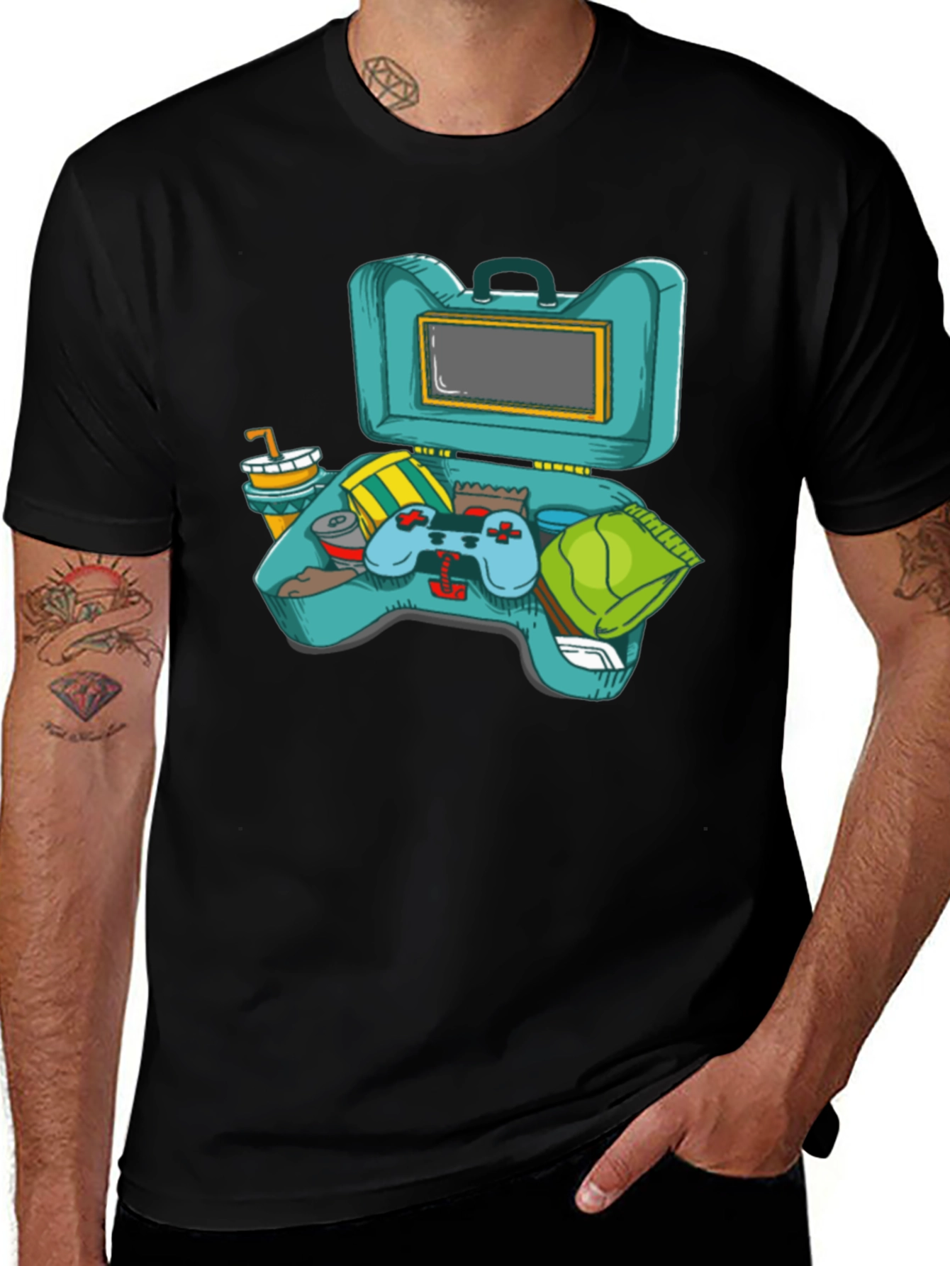 Gamers Lunchbox Graphic T-Shirt