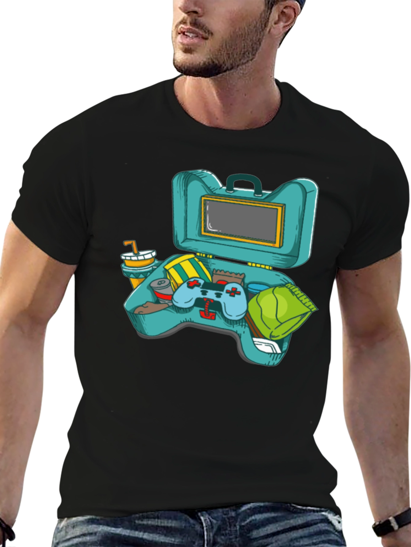 Gamers Lunchbox Graphic T-Shirt