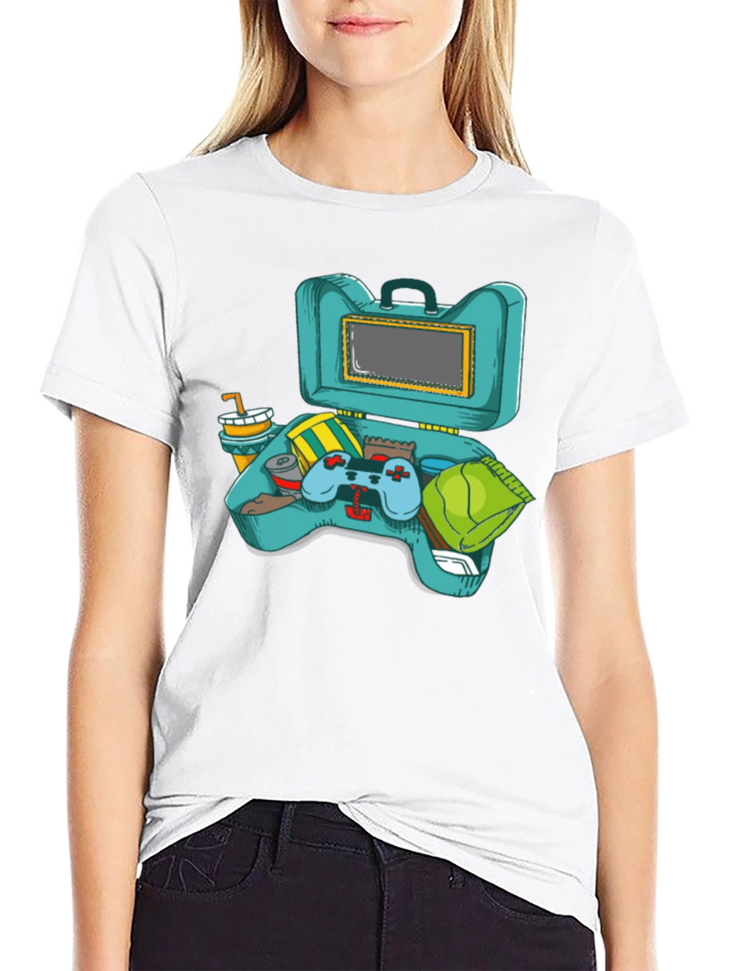 Gamers Lunchbox Graphic T-Shirt