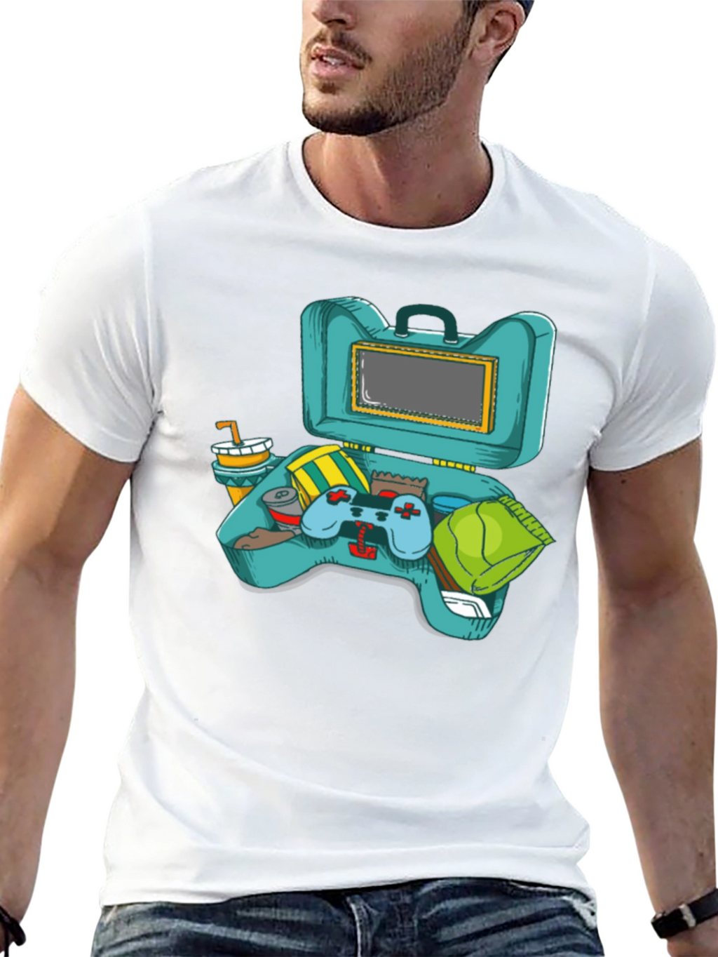 Gamers Lunchbox Graphic T-Shirt