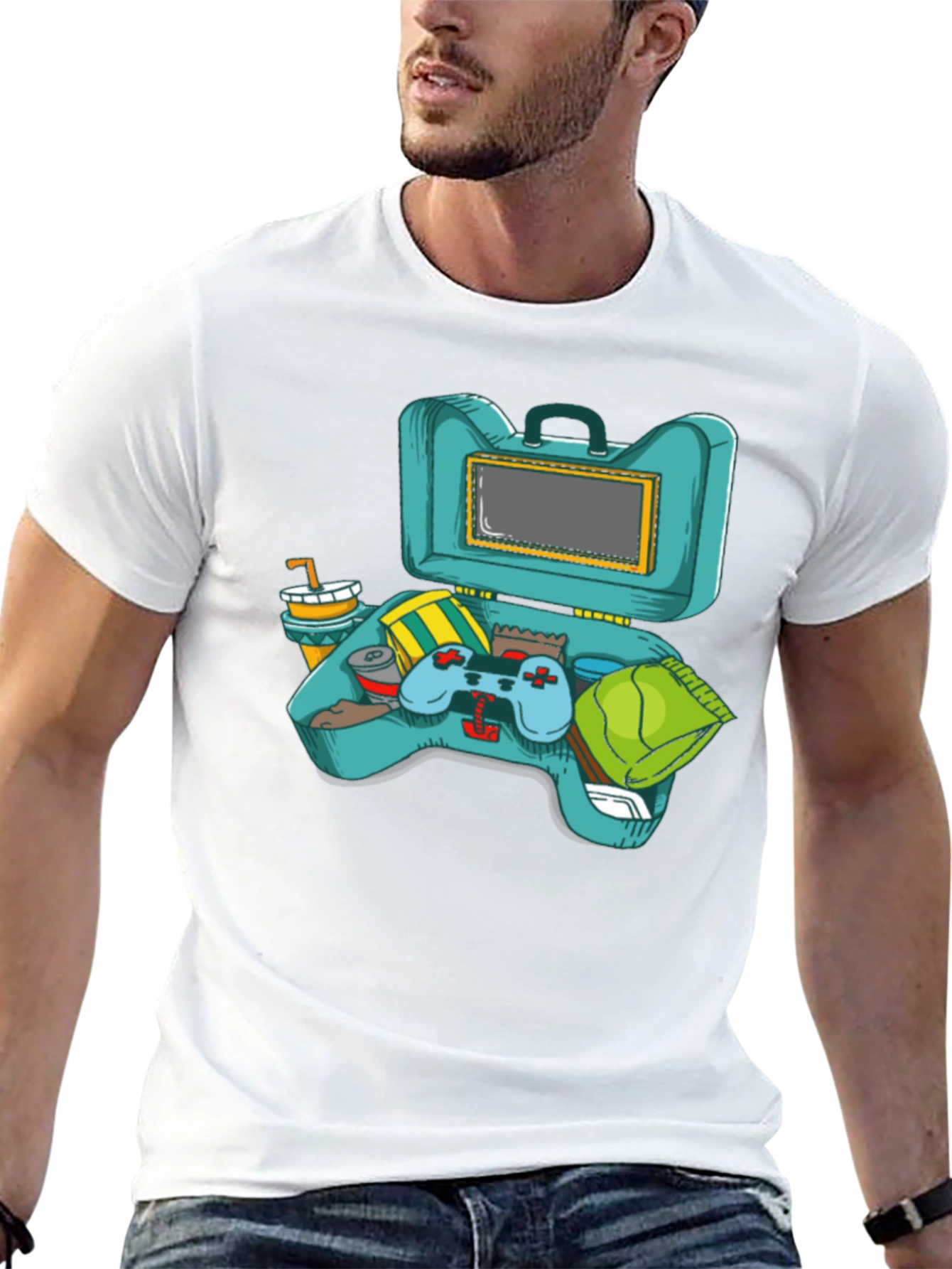 Gamers Lunchbox Graphic T-Shirt