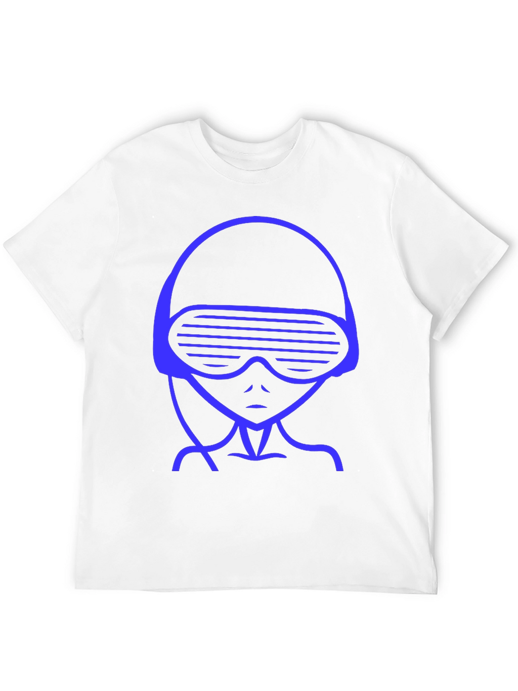Retro Alien Graphic Tee - Black Crewneck T-Shirt