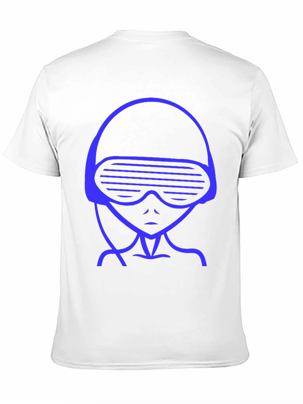 Retro Alien Graphic Tee - Black Crewneck T-Shirt