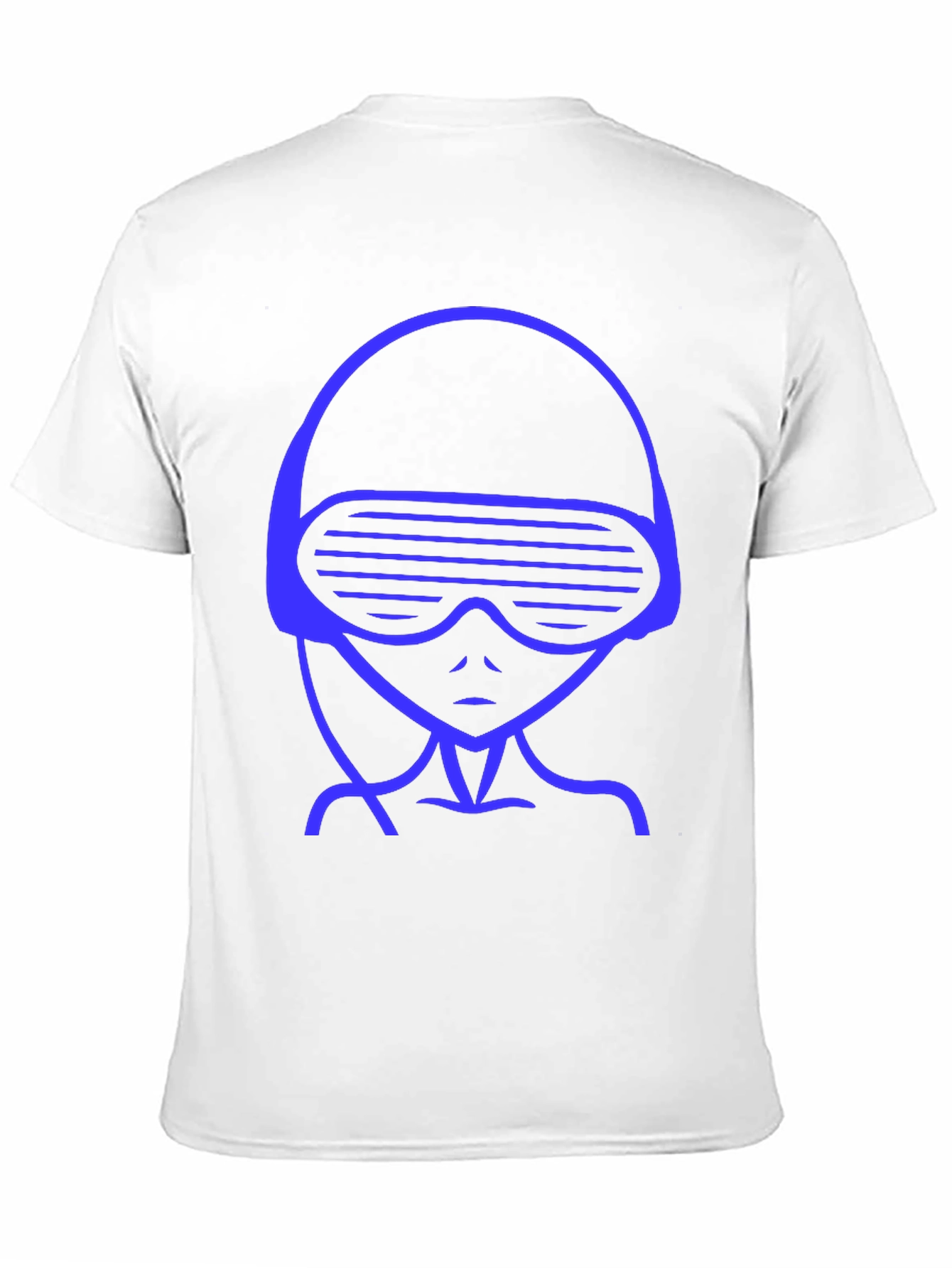 Retro Alien Graphic Tee - Black Crewneck T-Shirt
