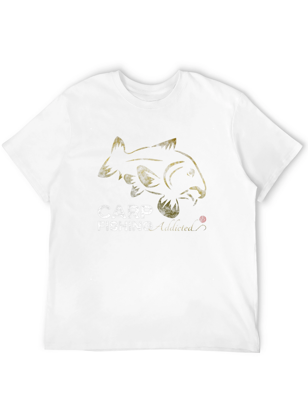 Carp Fishing Addicted Black T-Shirt