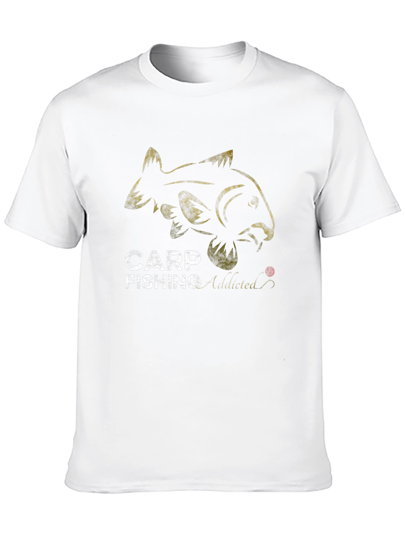 Carp Fishing Addicted Black T-Shirt