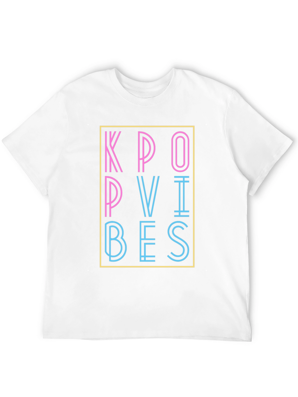Kpop Vibes Graphic T-Shirt - Stylish Neon Design