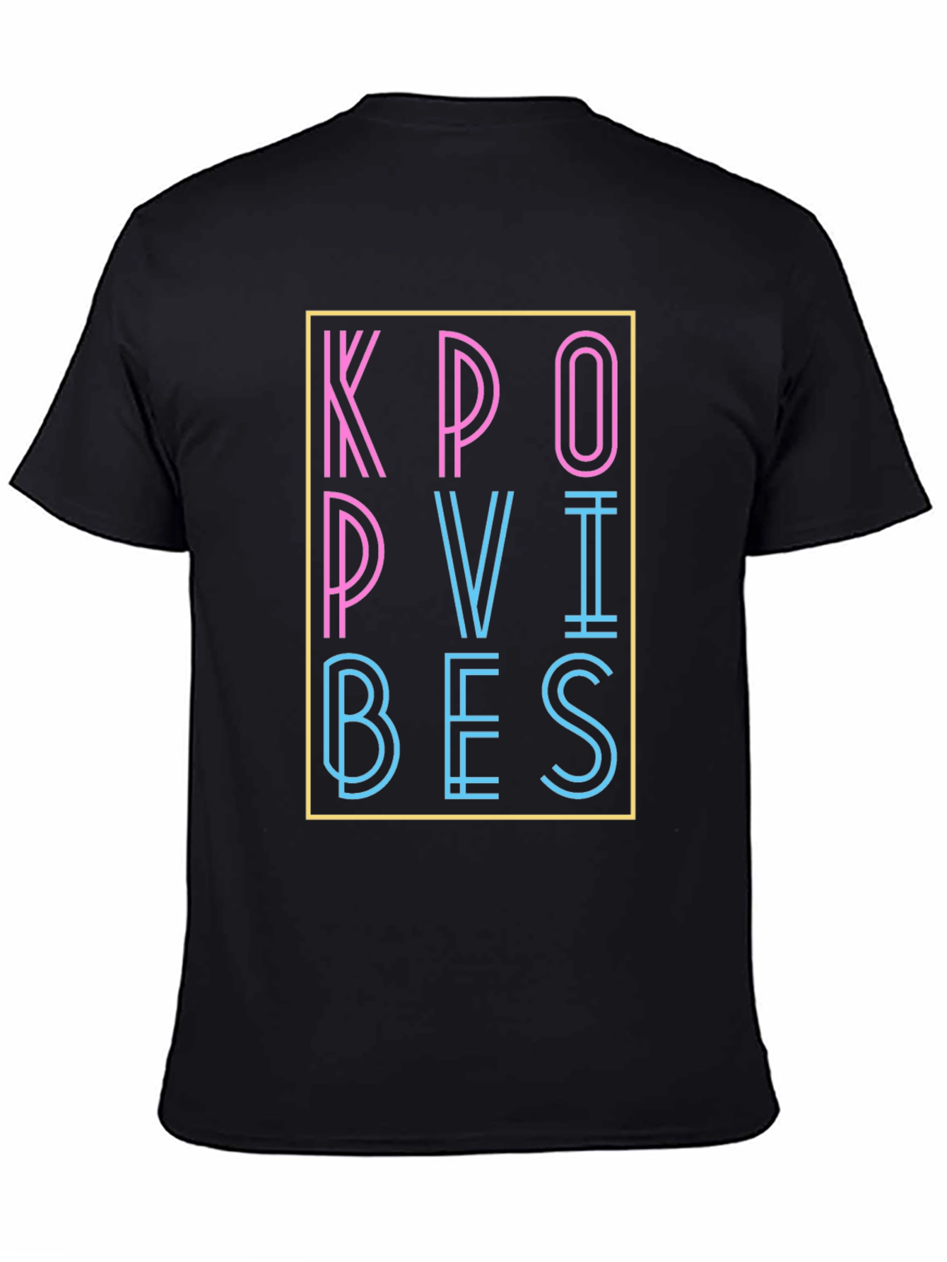 Kpop Vibes Graphic T-Shirt - Stylish Neon Design