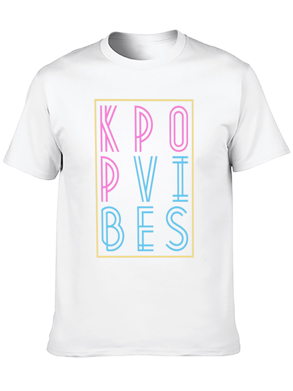 Kpop Vibes Graphic T-Shirt - Stylish Neon Design