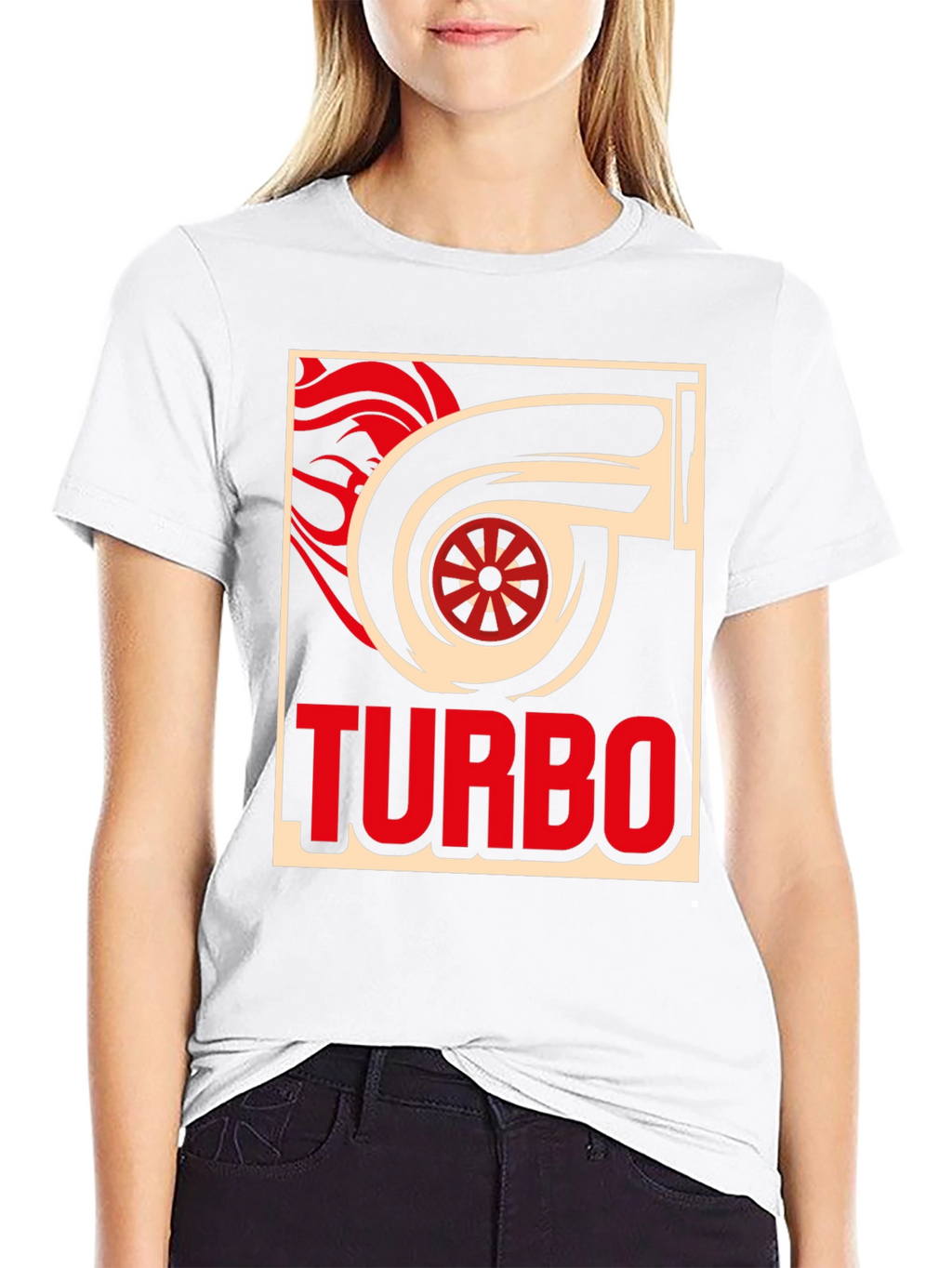 Turbo Graphic T-Shirt - Black Cotton Tee