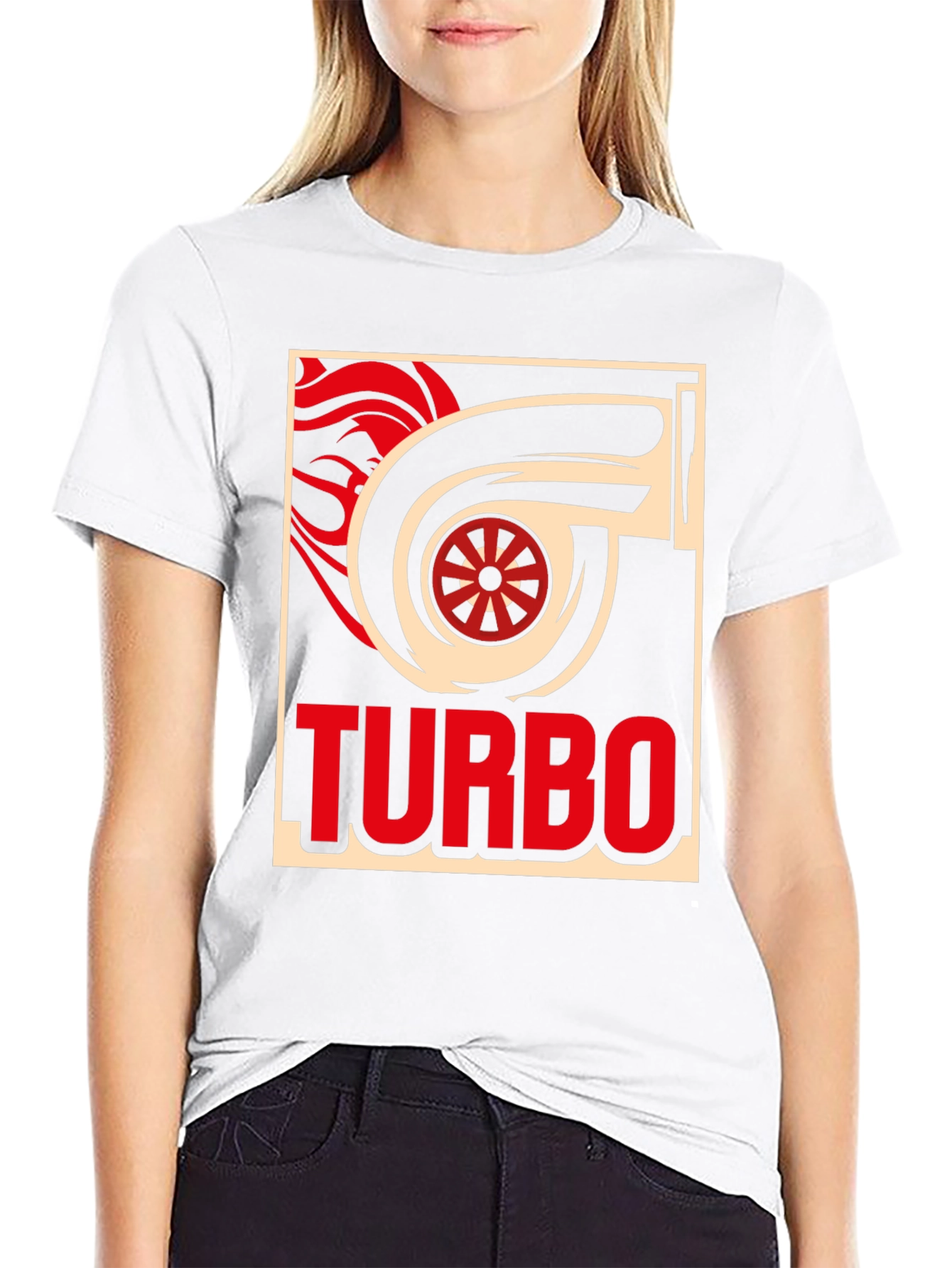 Turbo Graphic T-Shirt - Black Cotton Tee