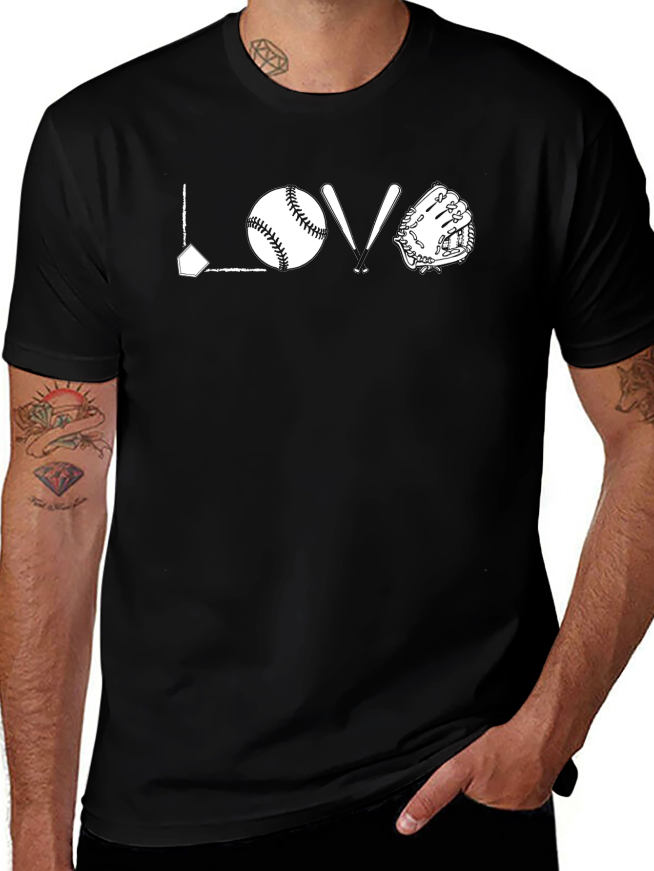 Baseball Love T-Shirt - Gift for Baseball Fans