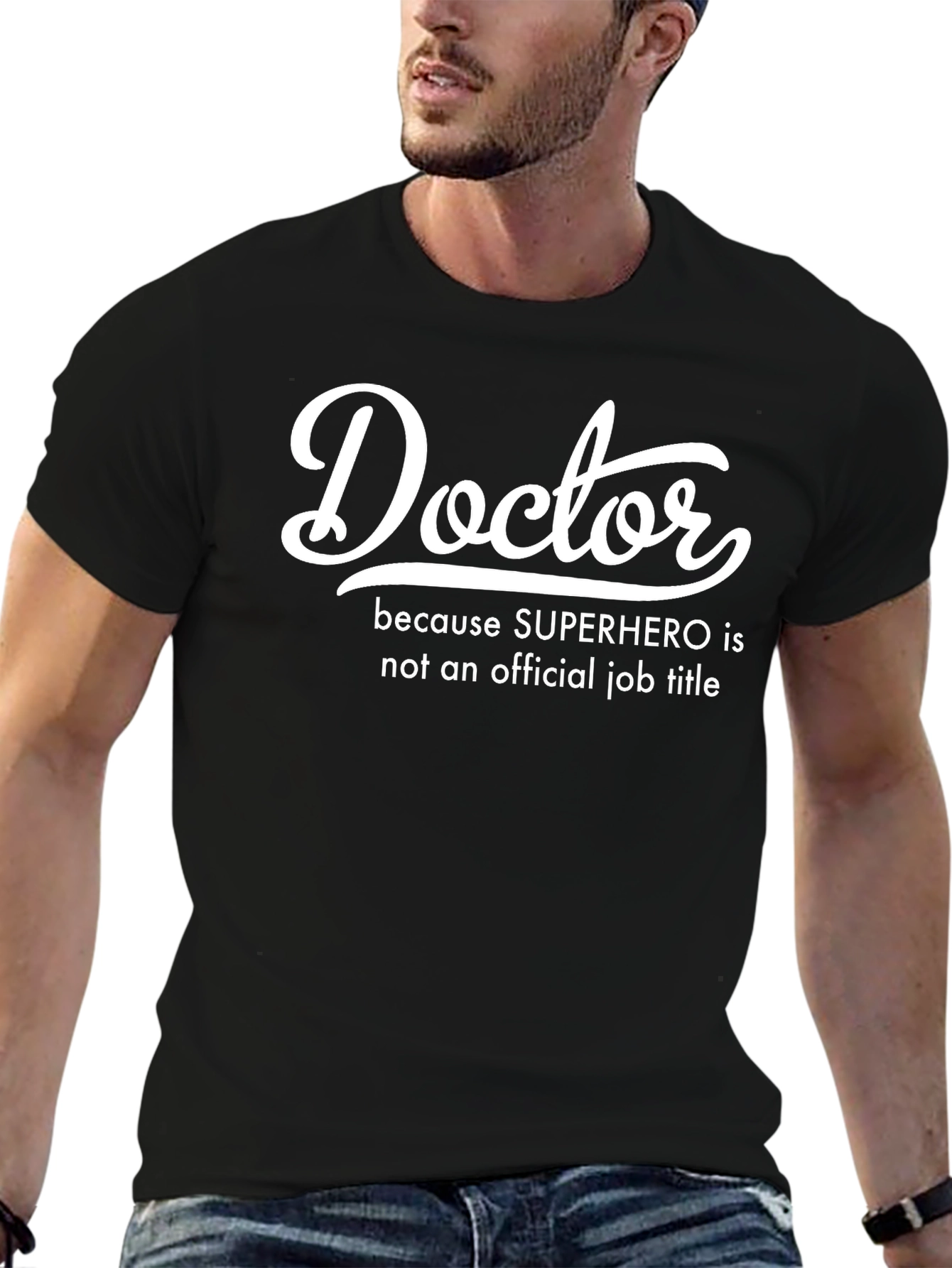 Doctor Superhero T-Shirt - Funny Medical Professional Tee