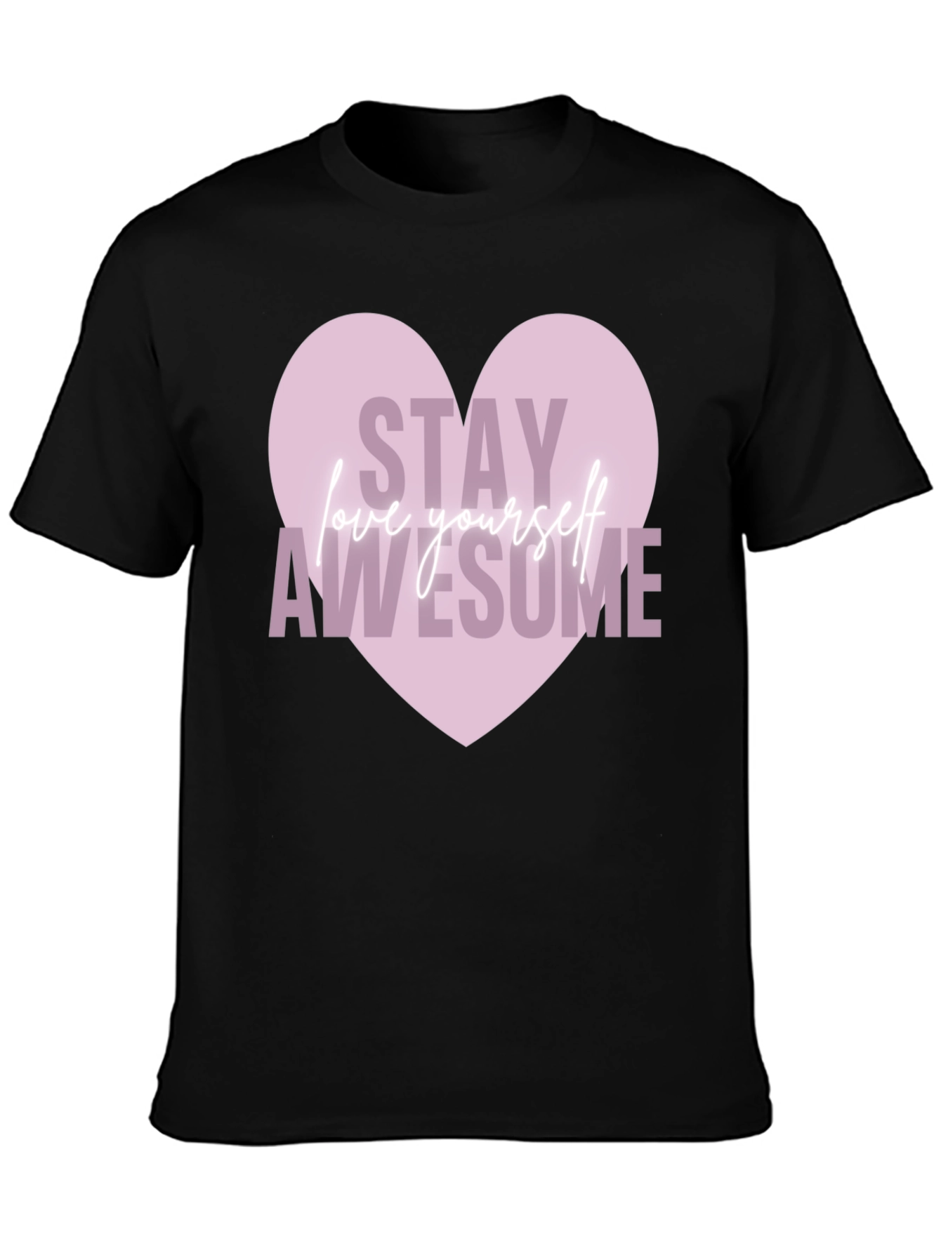 Stay Awesome Heart Graphic Tee