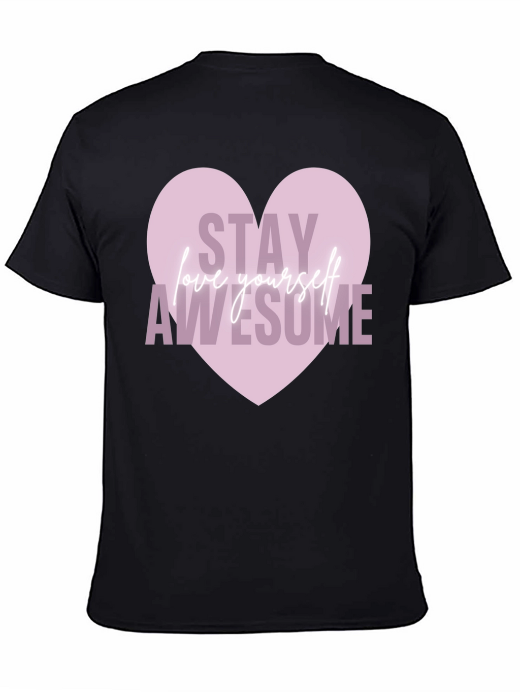 Stay Awesome Heart Graphic Tee