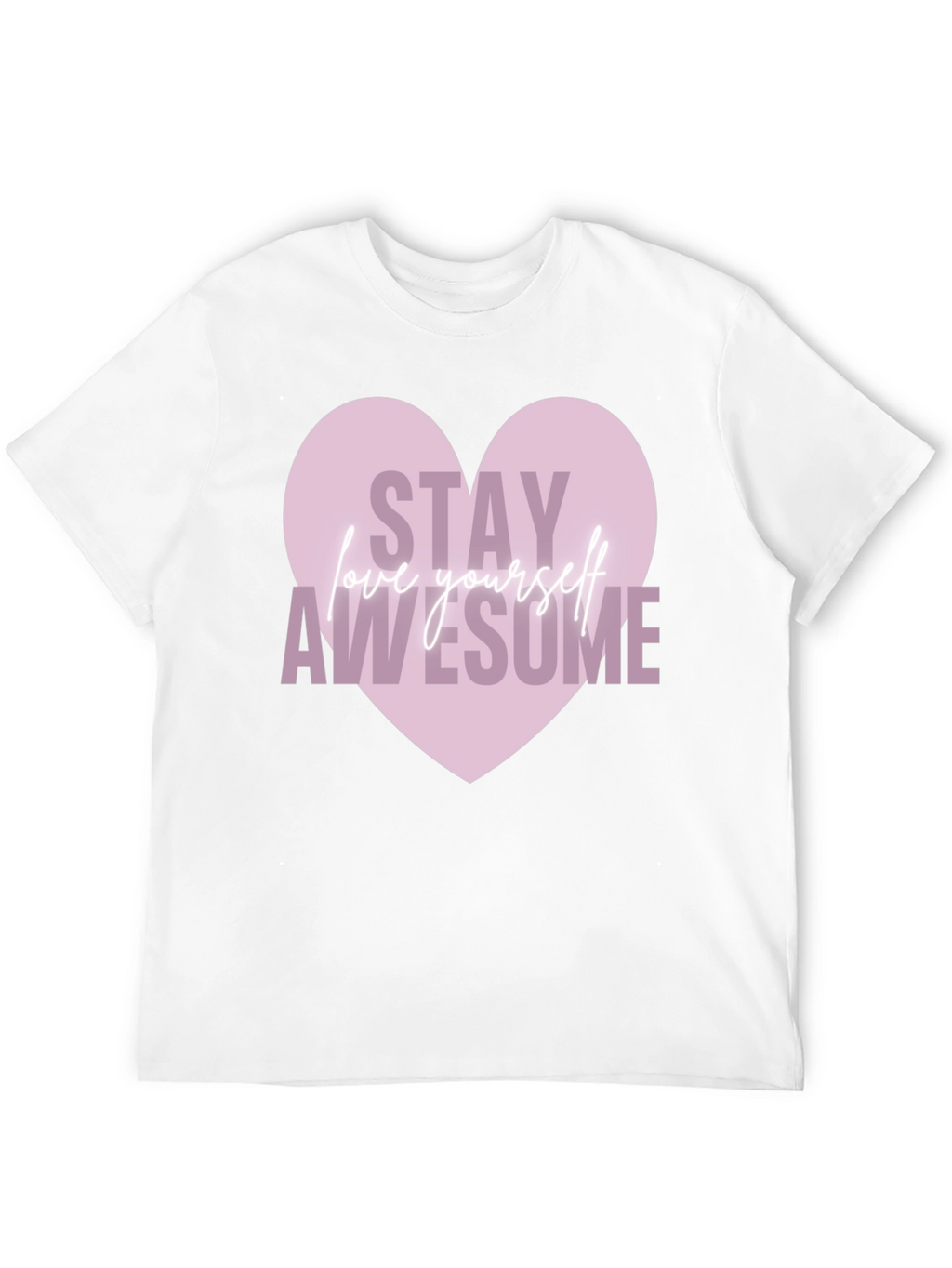 Stay Awesome Heart Graphic Tee