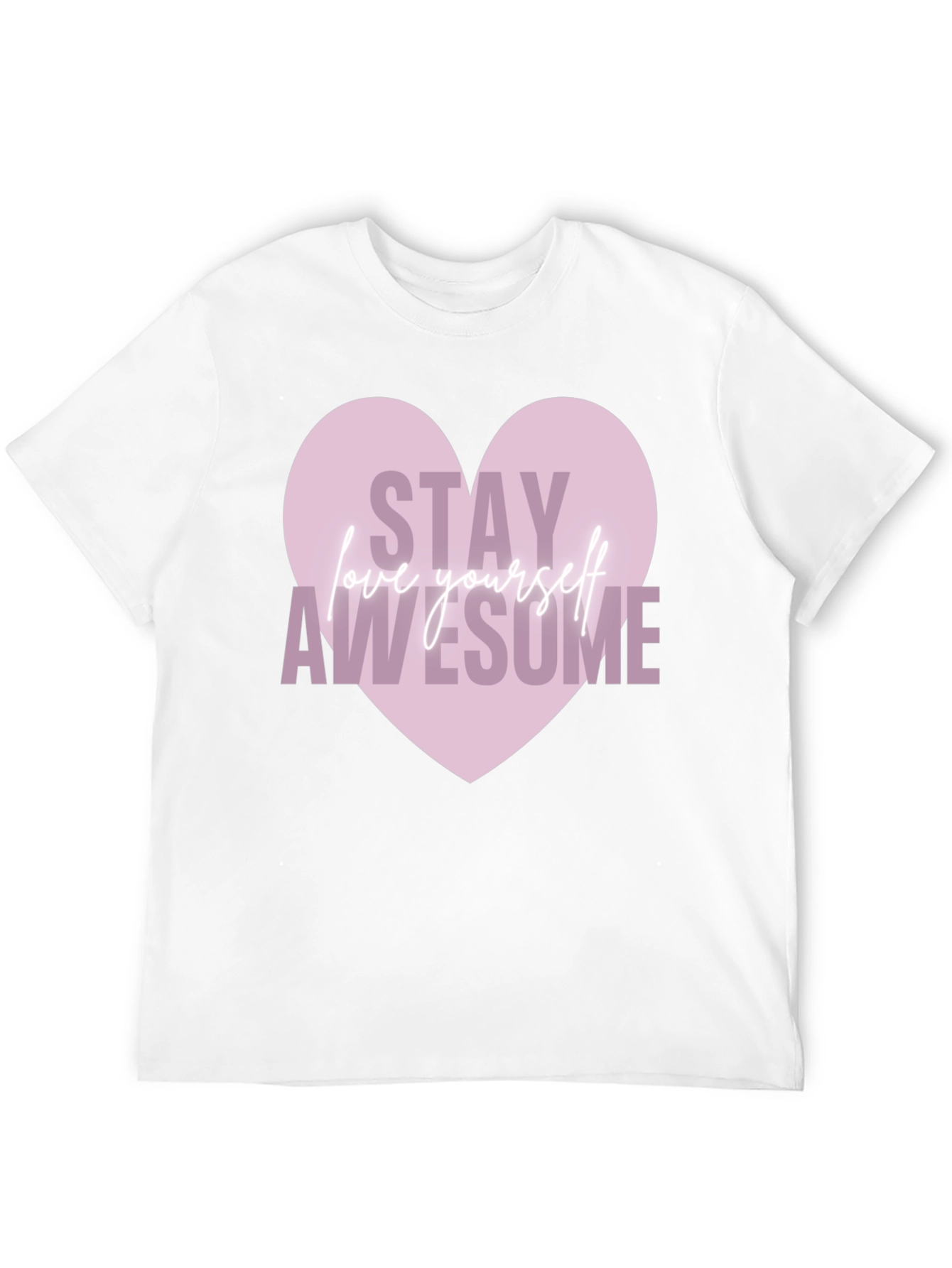 Stay Awesome Heart Graphic Tee