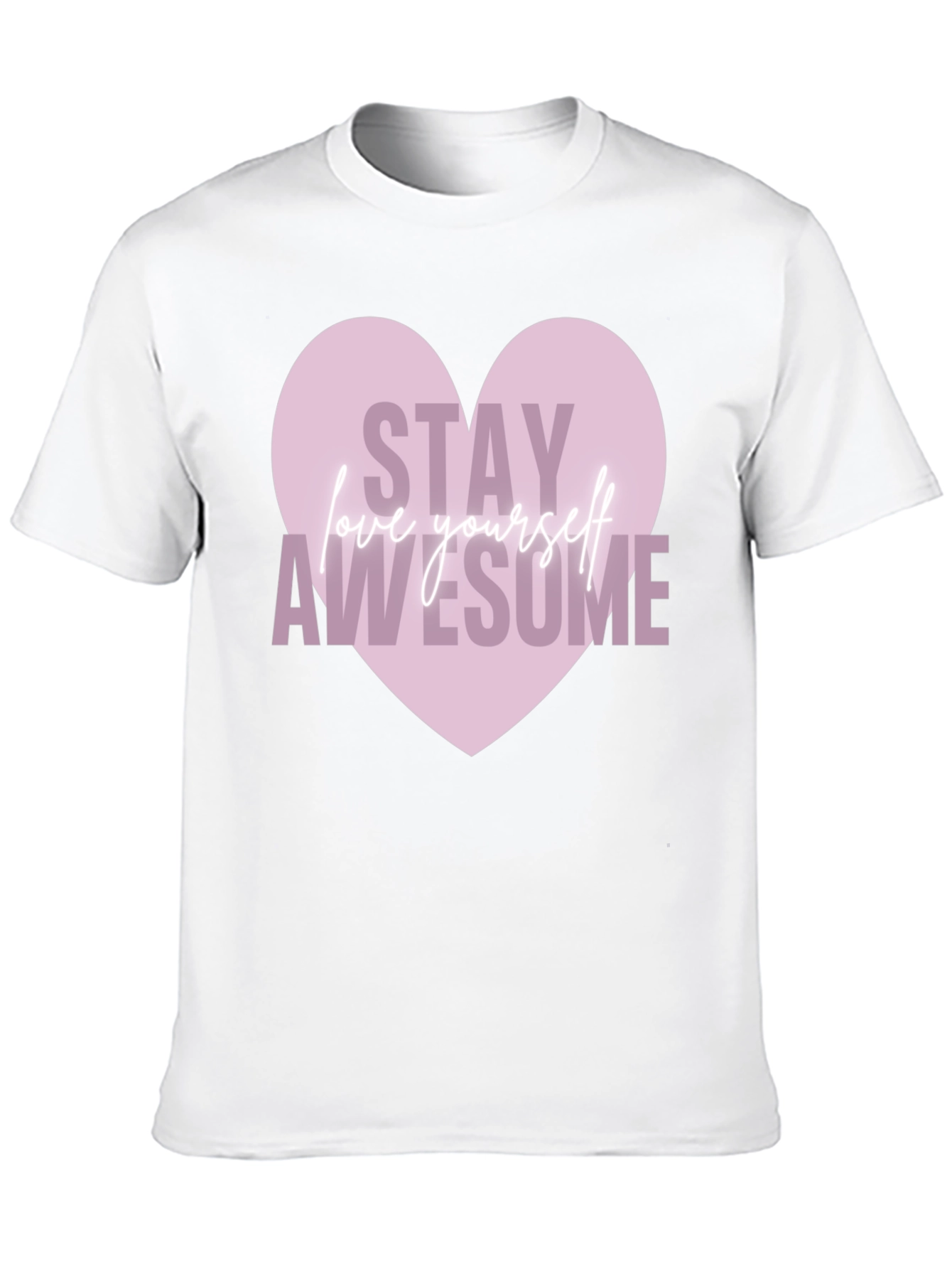 Stay Awesome Heart Graphic Tee