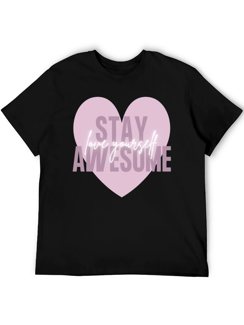 Stay Awesome Heart Graphic Tee