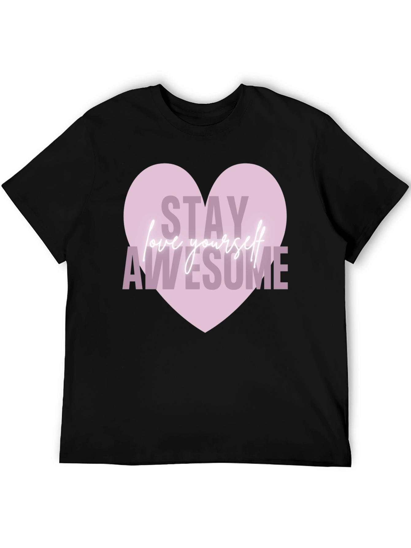 Stay Awesome Heart Graphic Tee