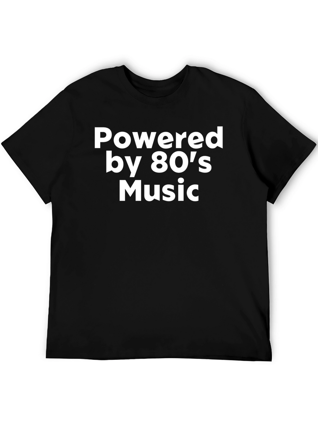 Powered by 80s Music T-Shirt - Retro Style
