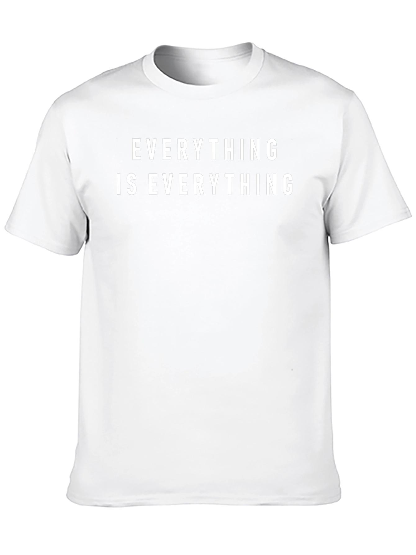 Everything Is Everything Black Graphic Tee
