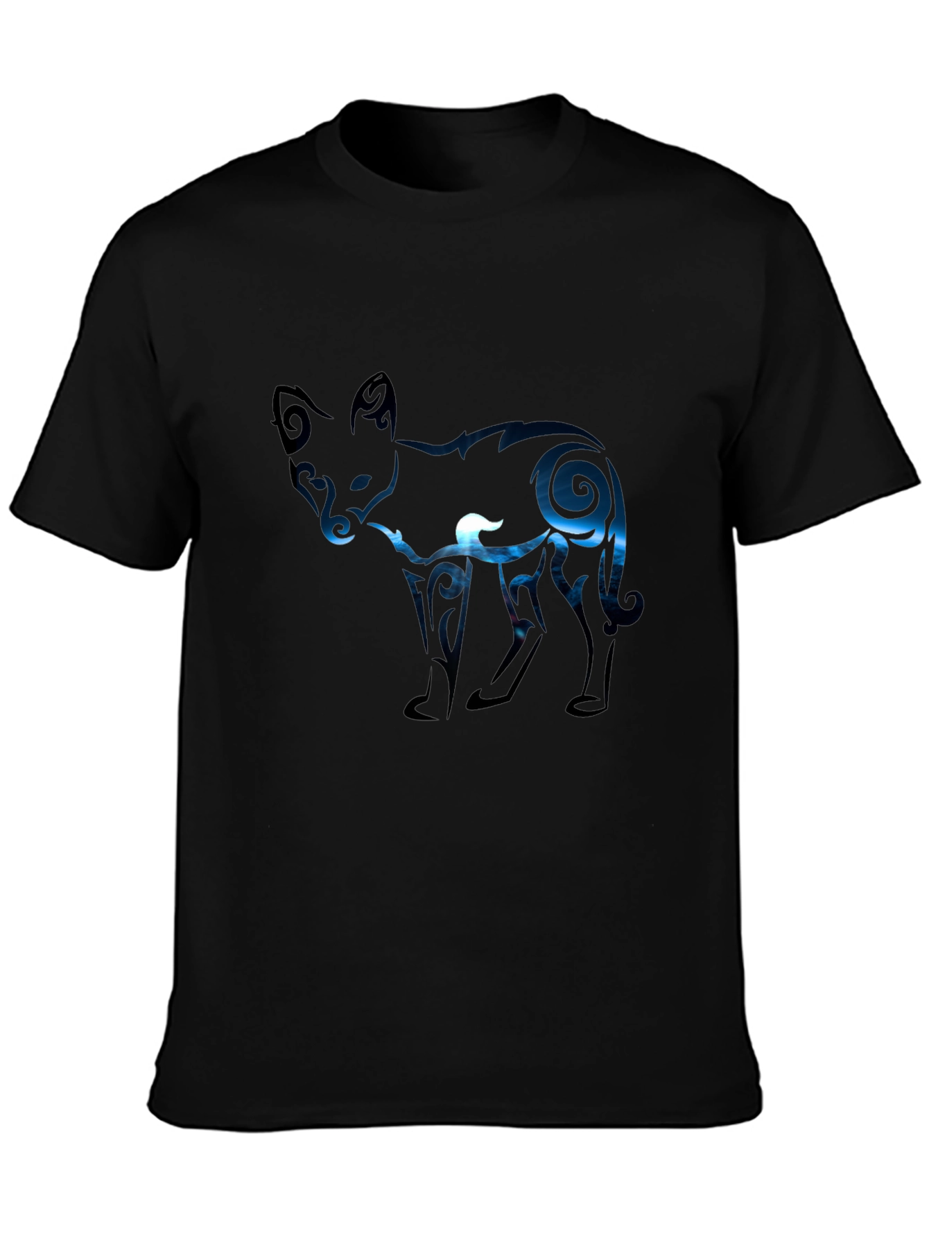 Fox Silhouette Graphic Tee - Black