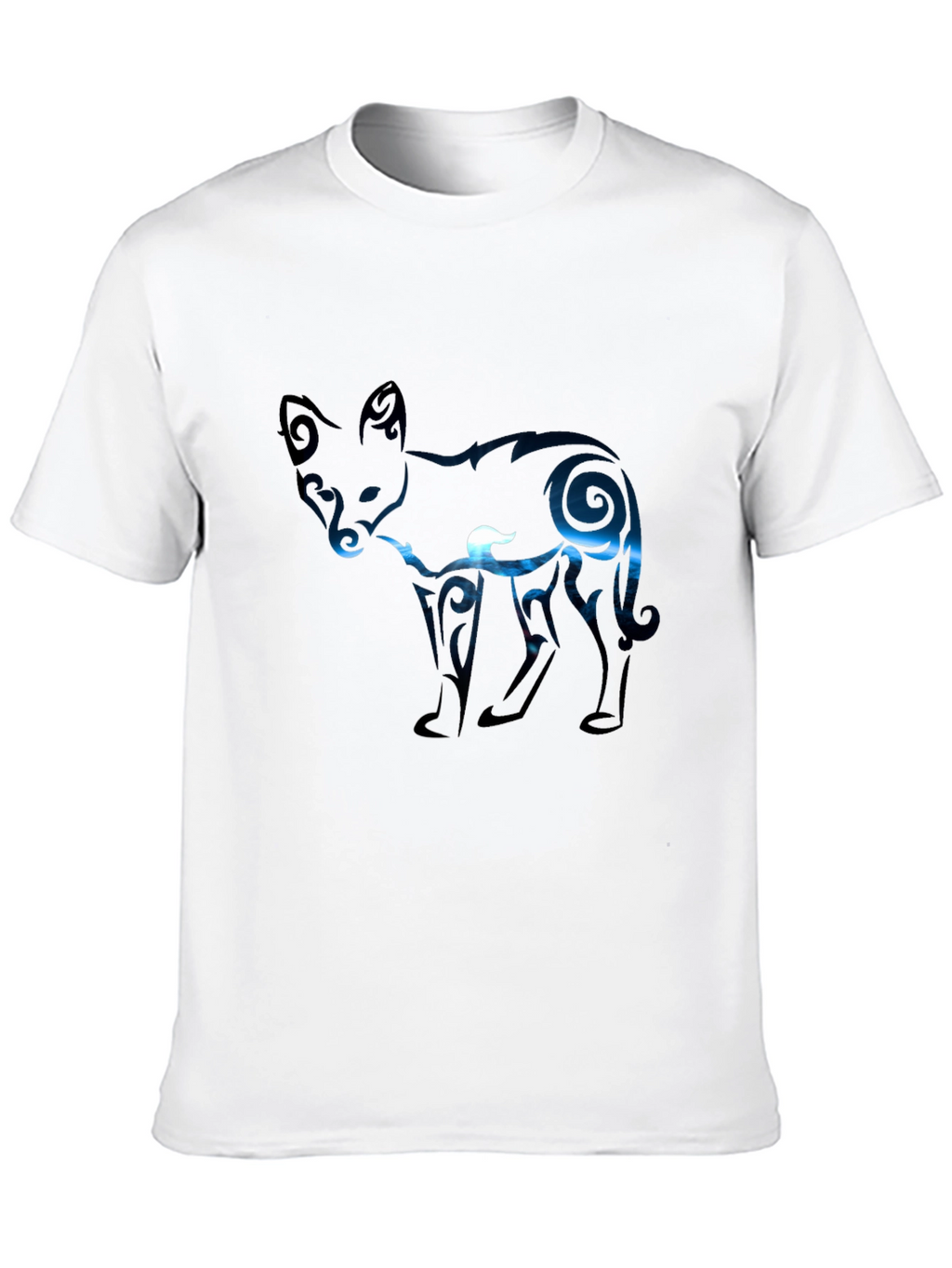 Fox Silhouette Graphic Tee - Black