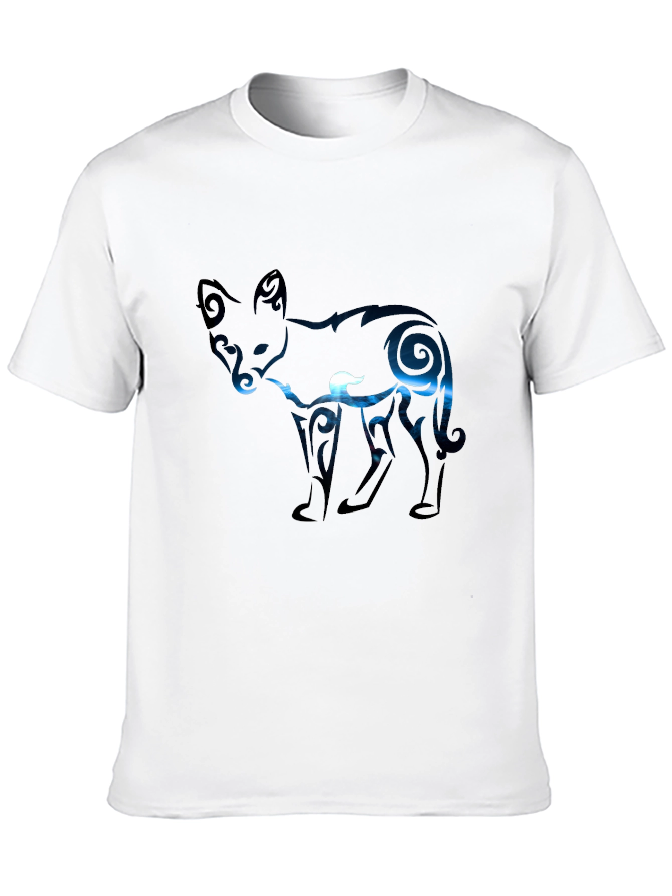 Fox Silhouette Graphic Tee - Black