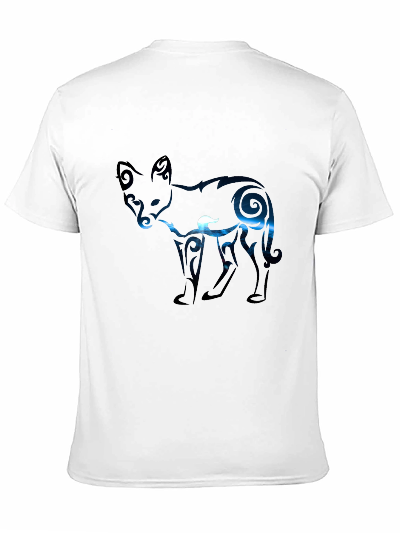 Fox Silhouette Graphic Tee - Black