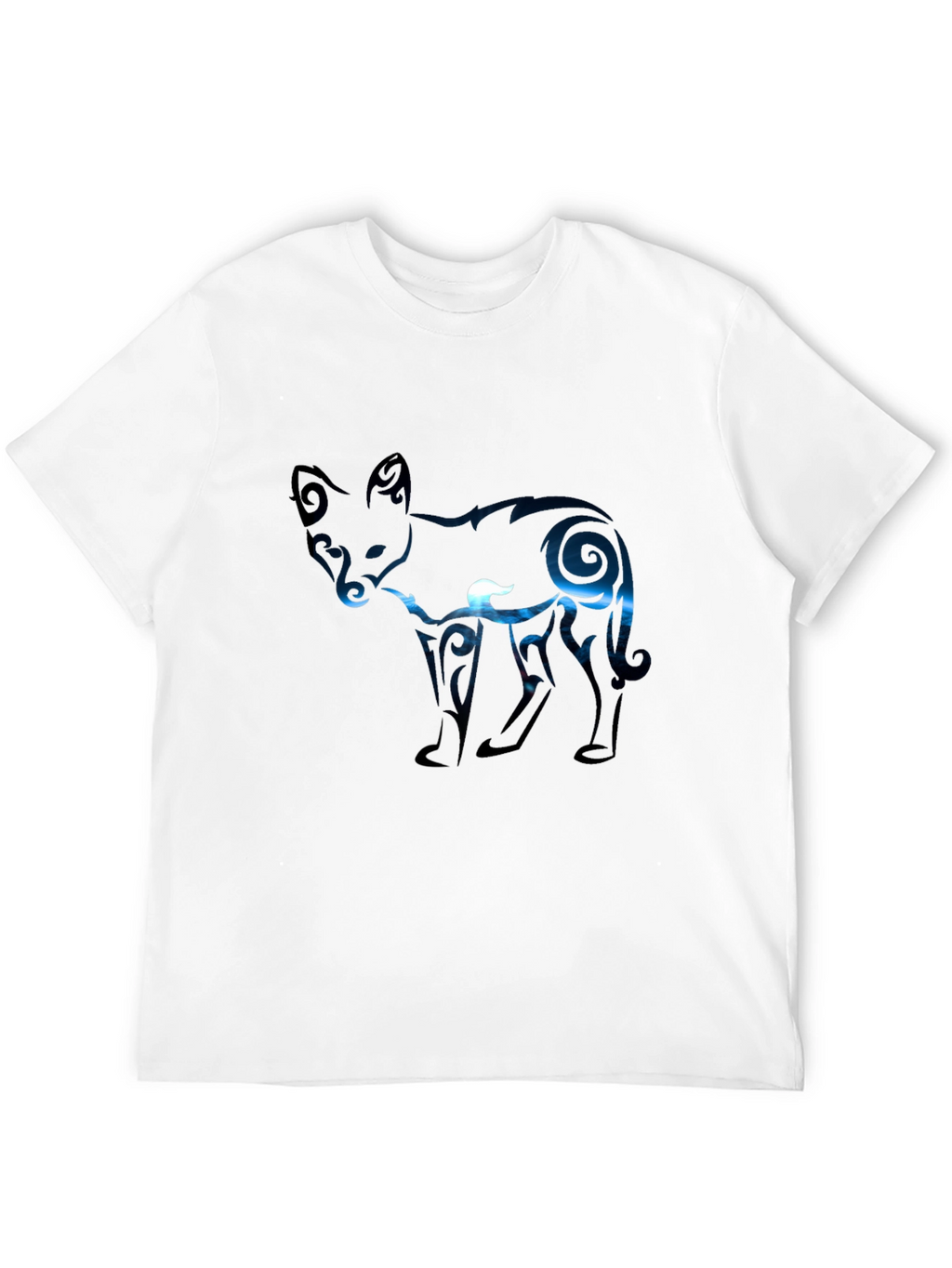 Fox Silhouette Graphic Tee - Black