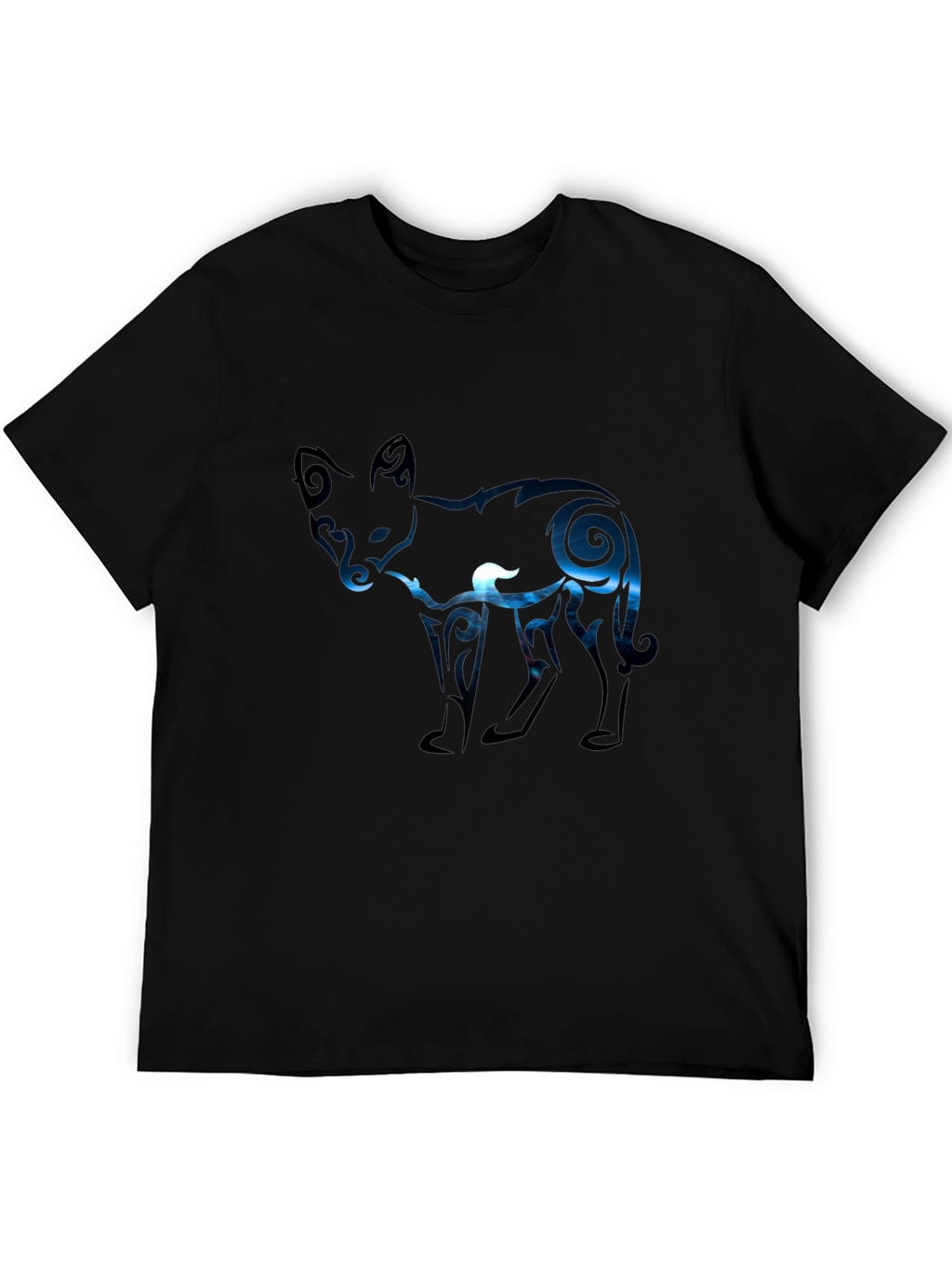 Fox Silhouette Graphic Tee - Black