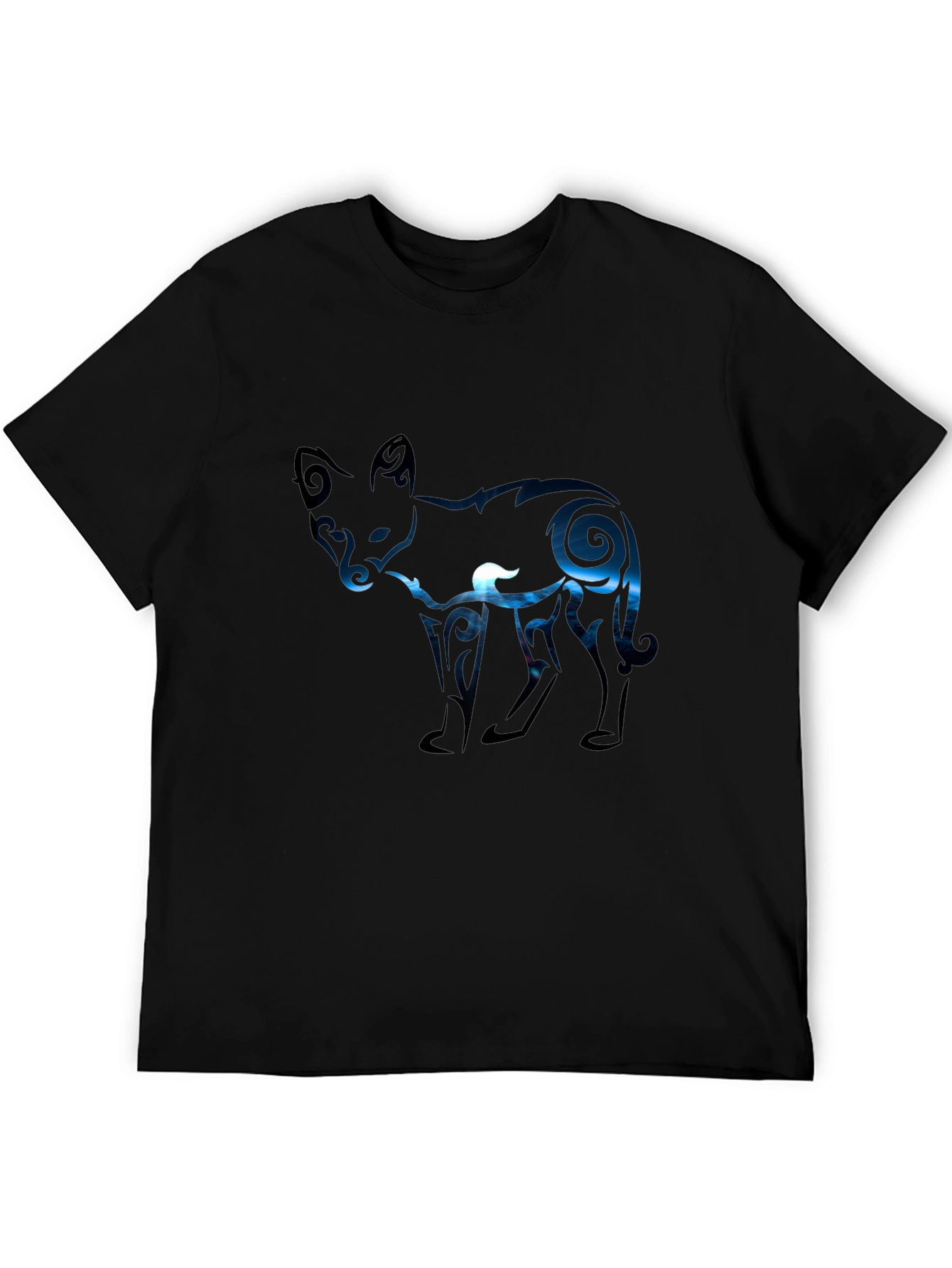 Fox Silhouette Graphic Tee - Black