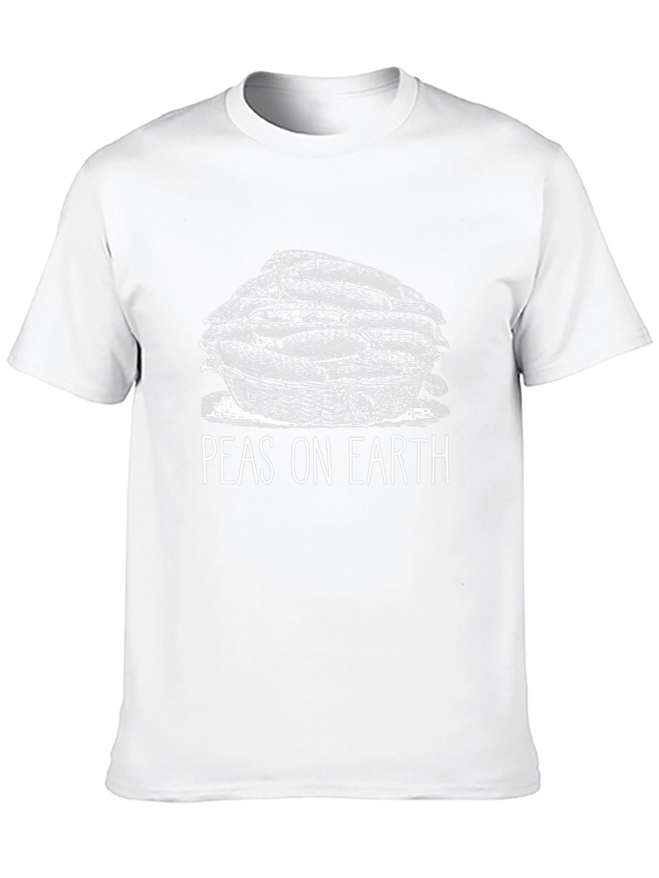 Peas on Earth Graphic T-Shirt - Black