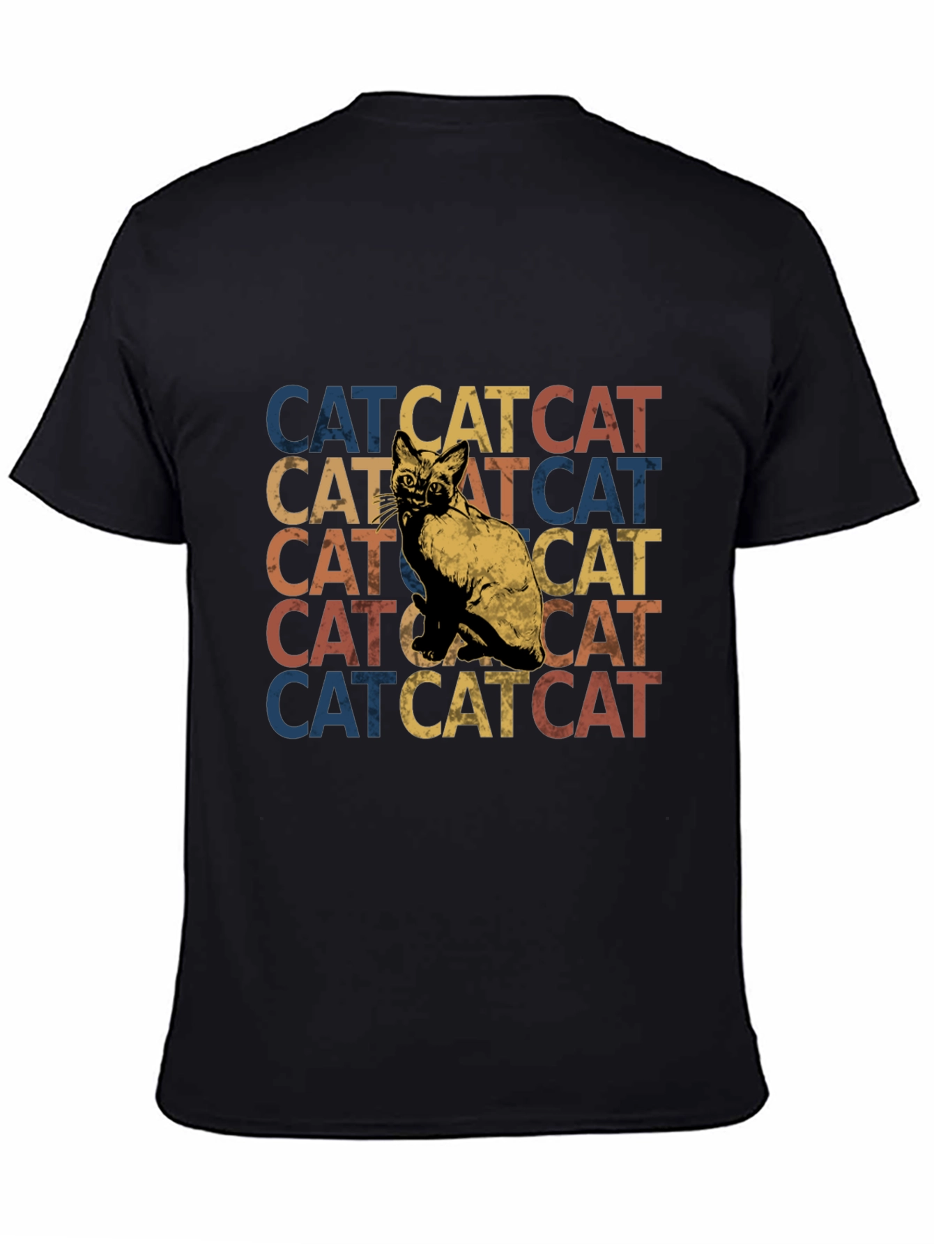 Retro Cat Stack T-Shirt