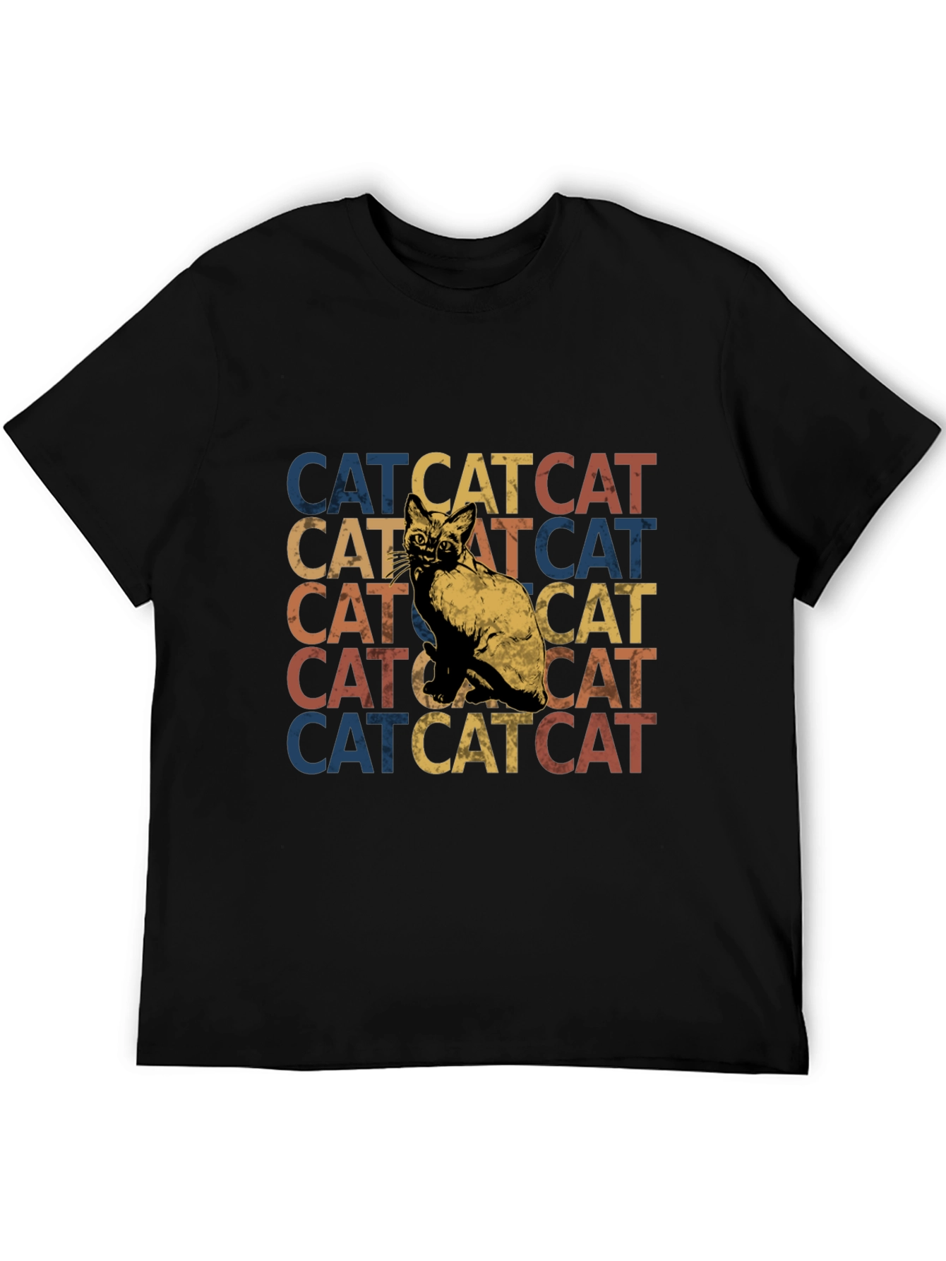 Retro Cat Stack T-Shirt