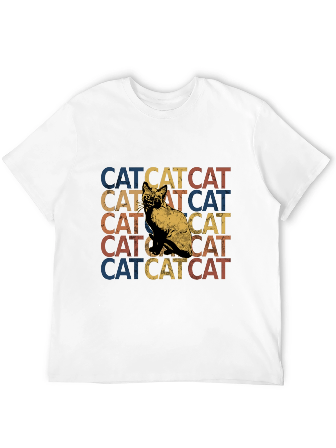 Retro Cat Stack T-Shirt