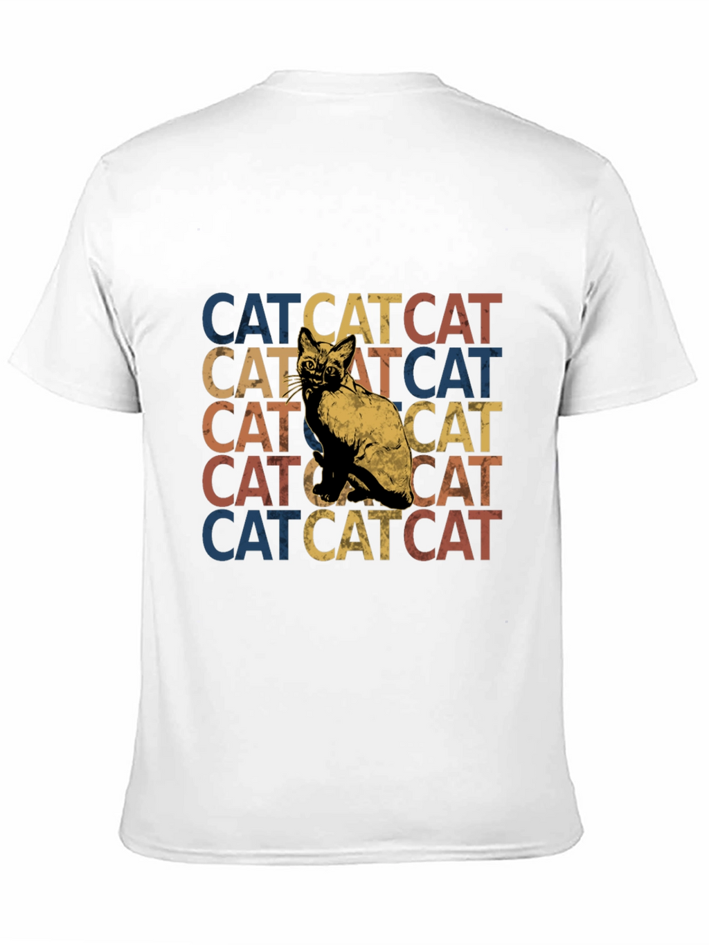 Retro Cat Stack T-Shirt
