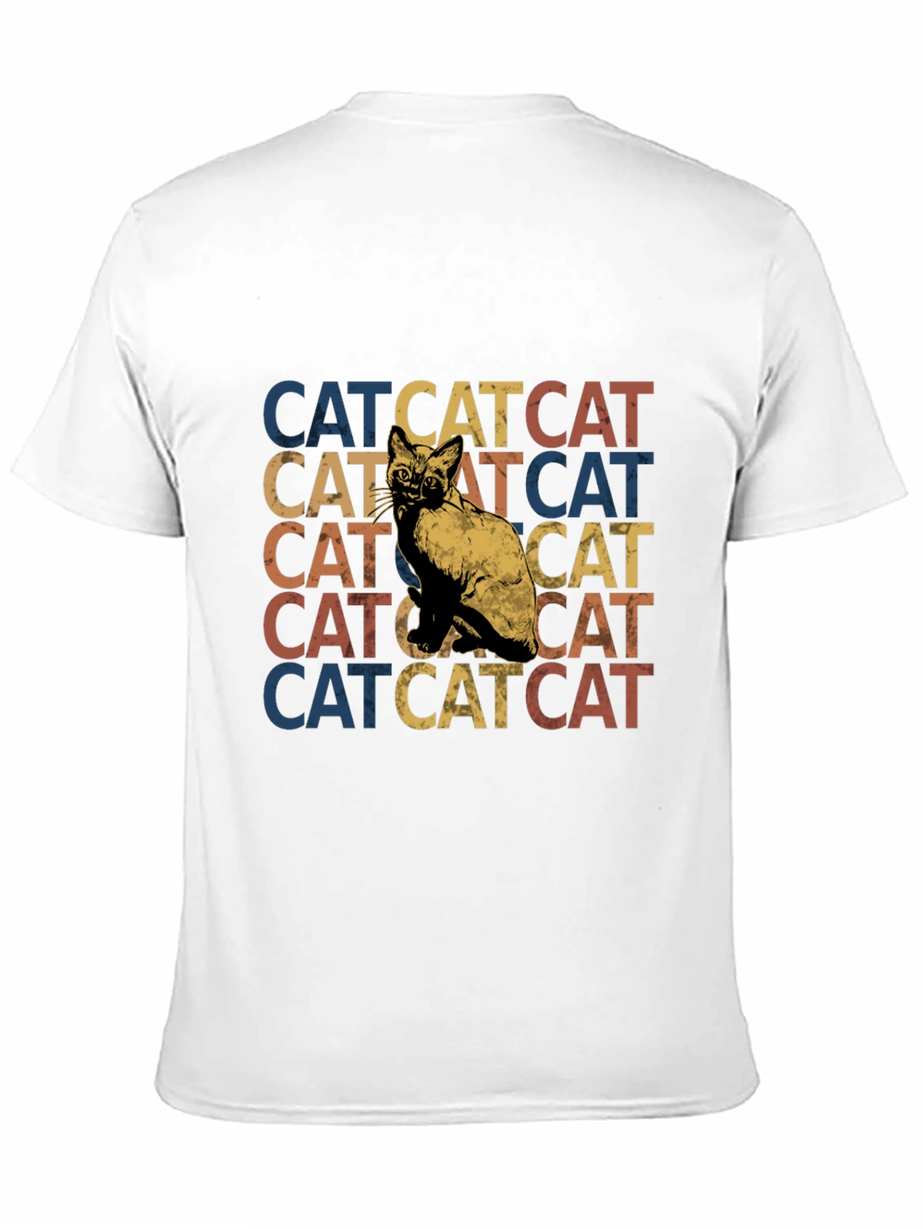 Retro Cat Stack T-Shirt