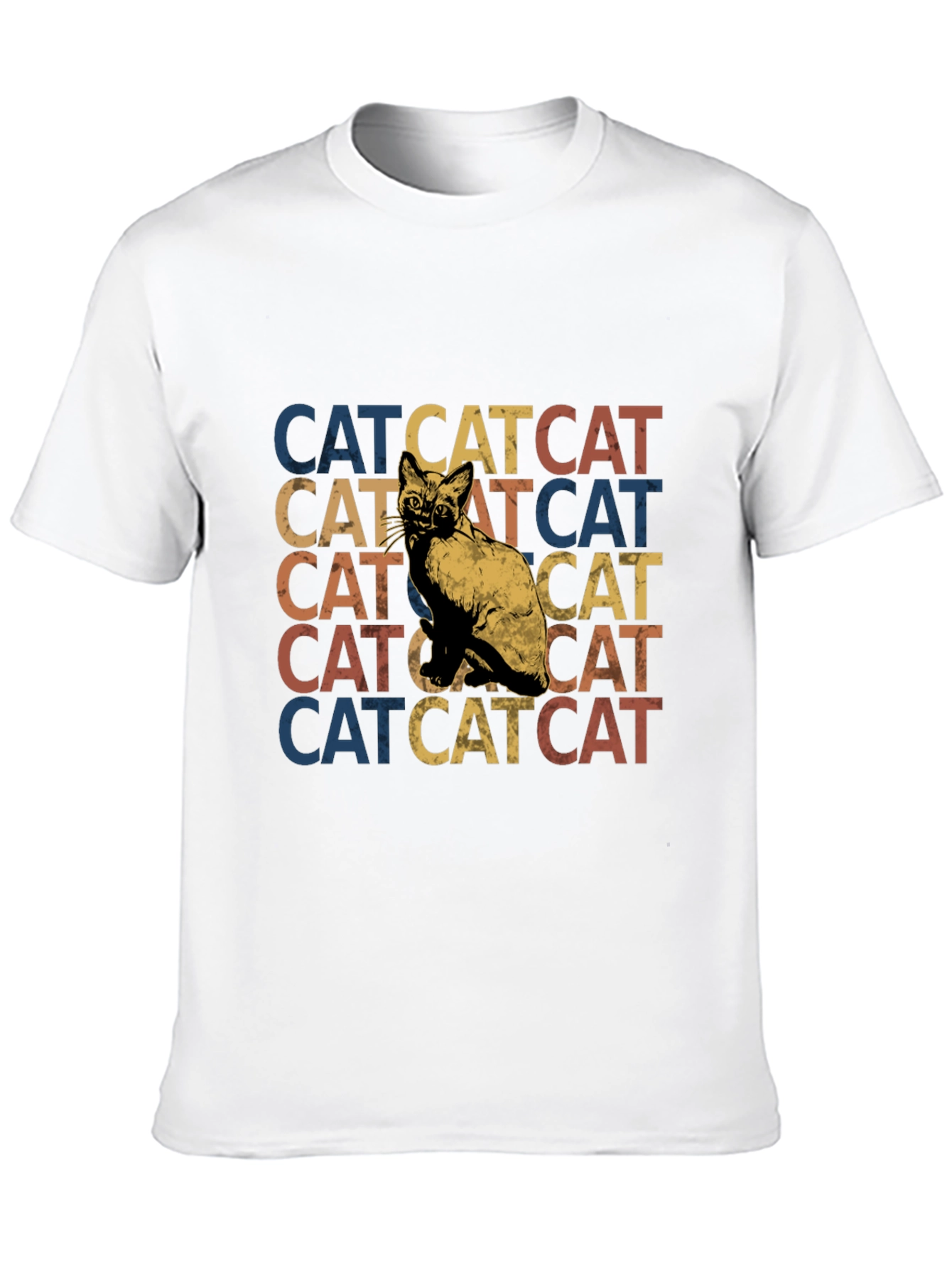 Retro Cat Stack T-Shirt
